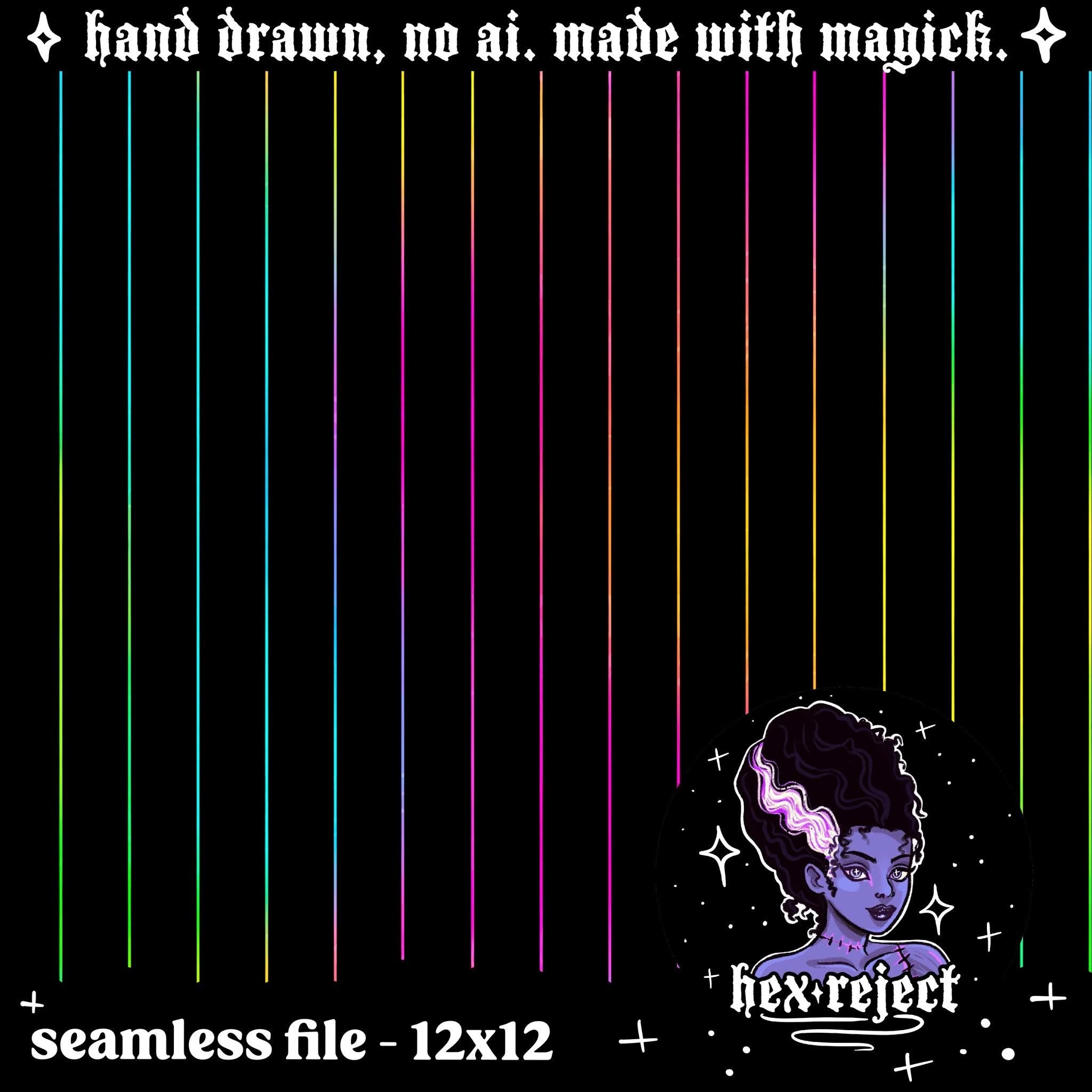 Coord Rainbow Stripes - Seamless Files