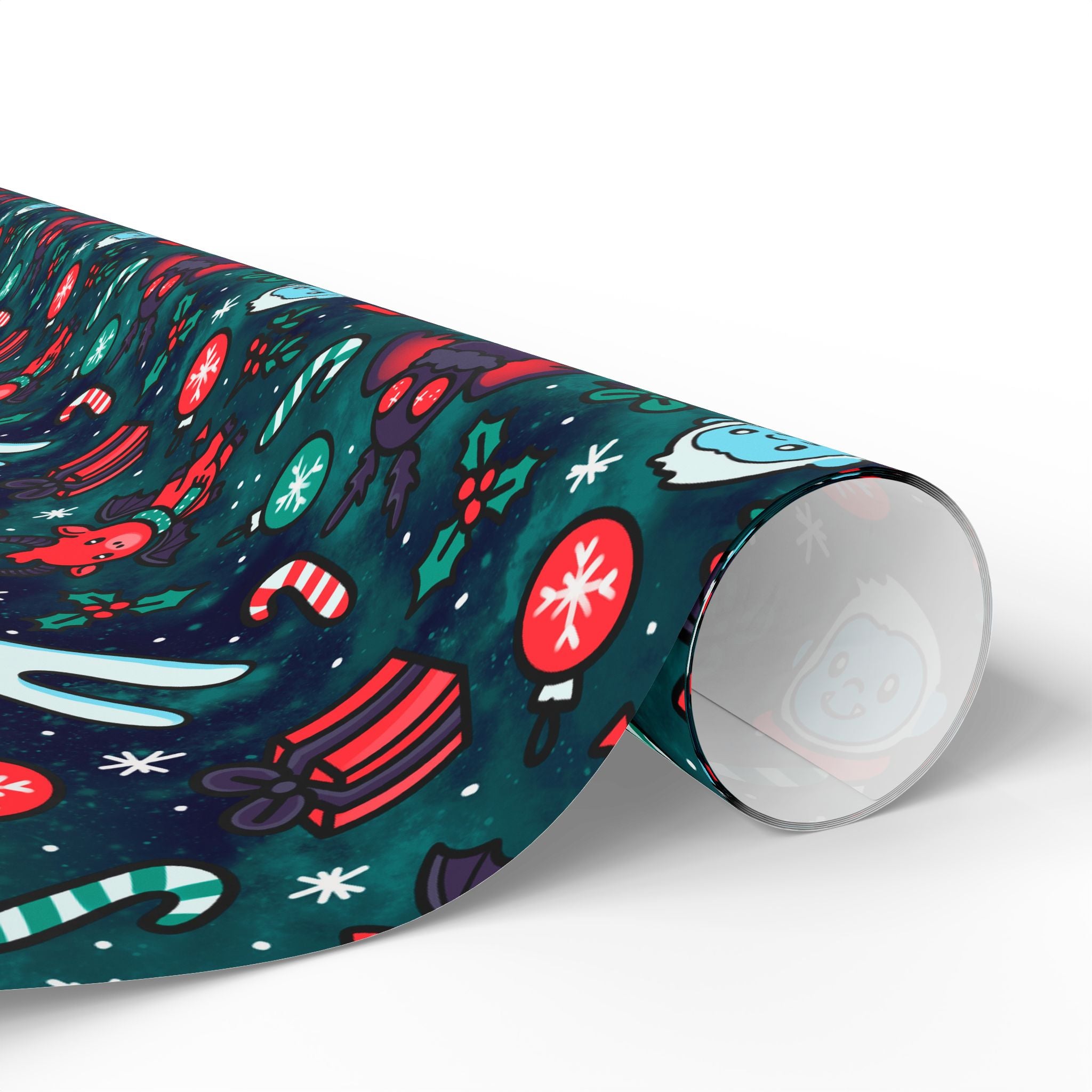 Merry Cryptid Wrapping Paper, Gift Wrap for Any Occasion, Unique Gift Packaging, Eco-Friendly, Holiday Wrapping, Birthday Celebration
