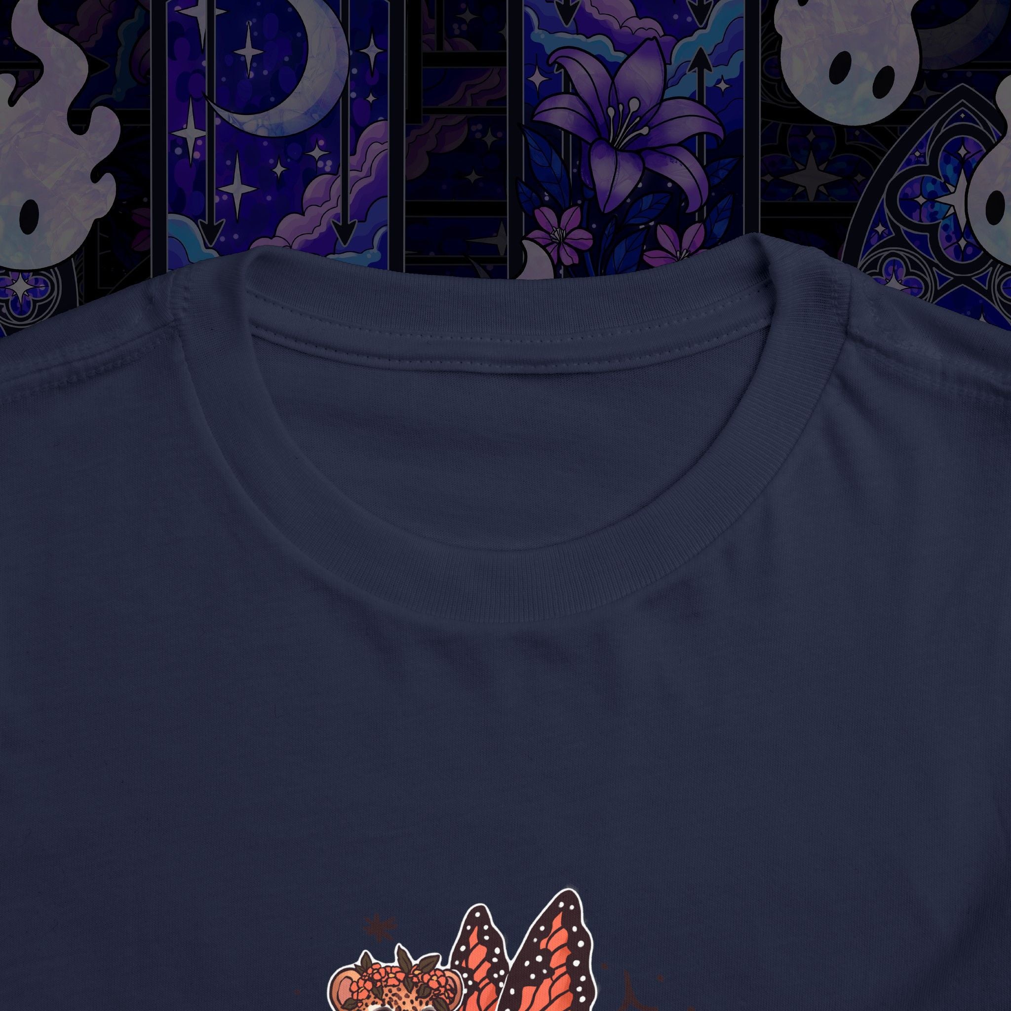 Fairy Leopard Toddler Tee — Cute Leopard with Peaches Graphic