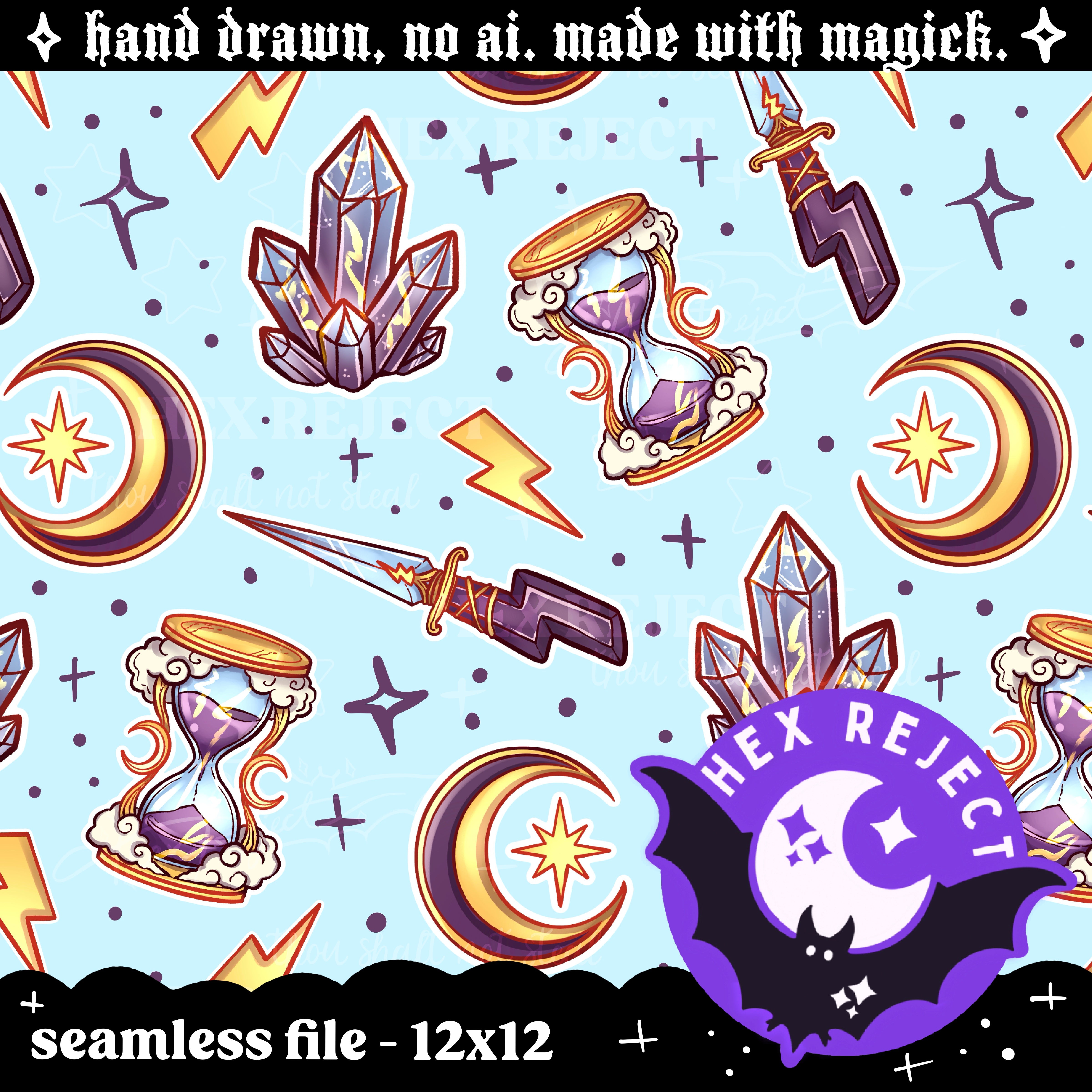 Electric Witch Coords - Seamless Files