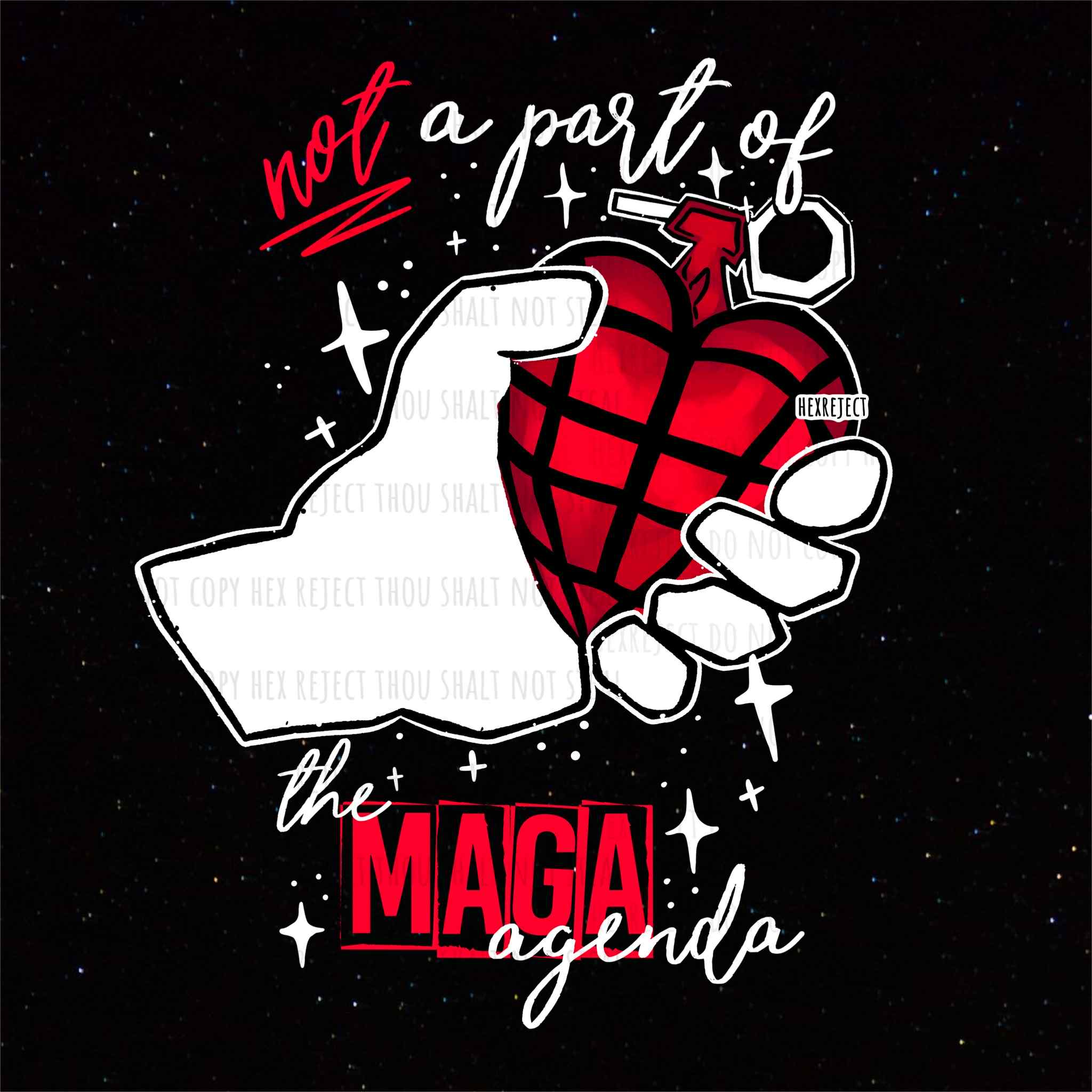 Not a part of the MAGA agenda - Sub/PNG File