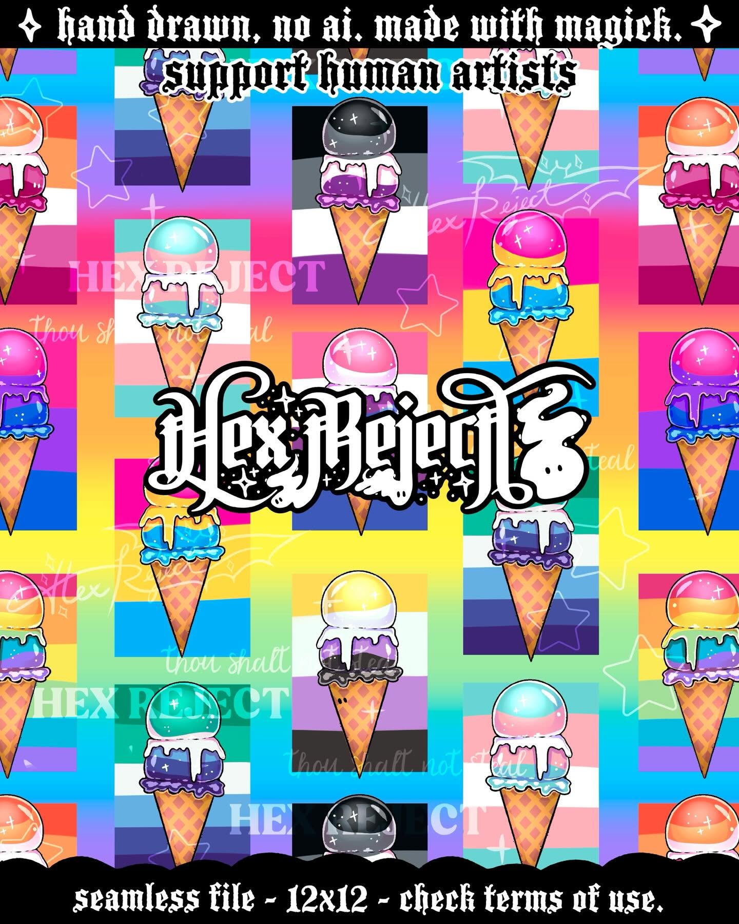 Pride Ice Cream - Seamless file