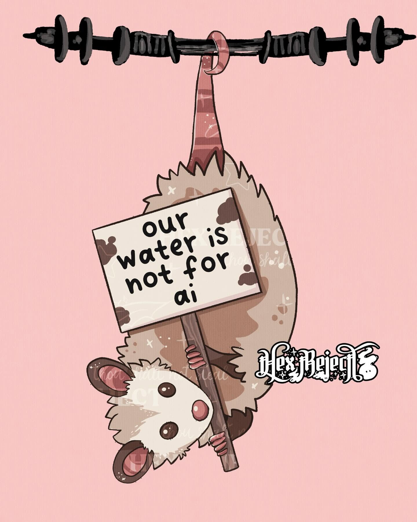 Anti-AI Opossum - Sub/PNG File Bundle Pack