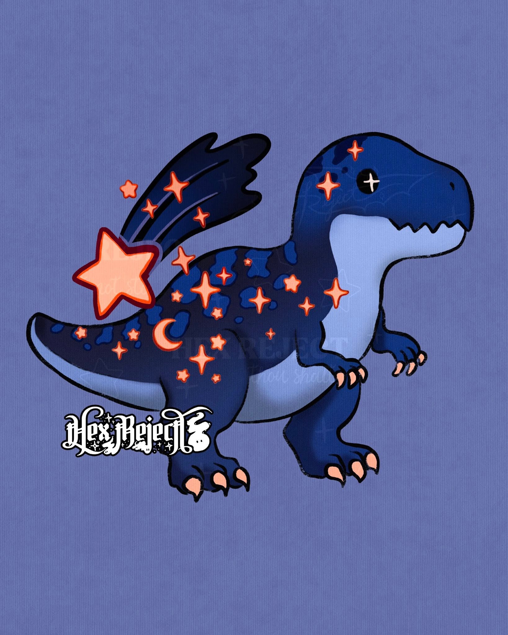 Starfall T Rex - Sub/PNG File