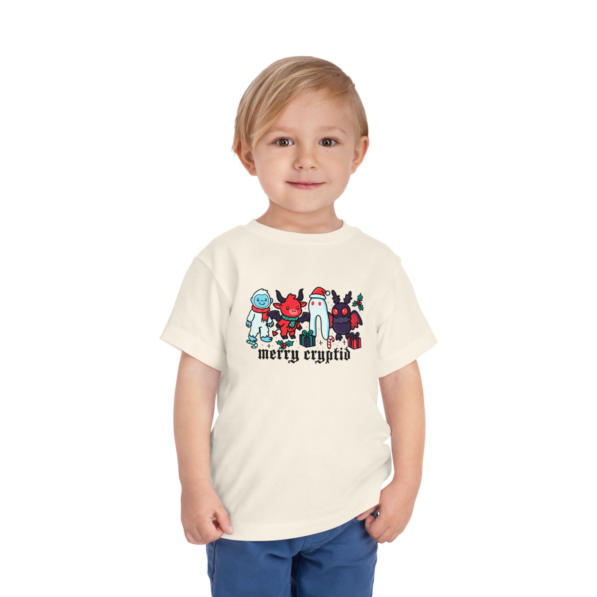 Merry Cryptid Toddler Short Sleeve Tee