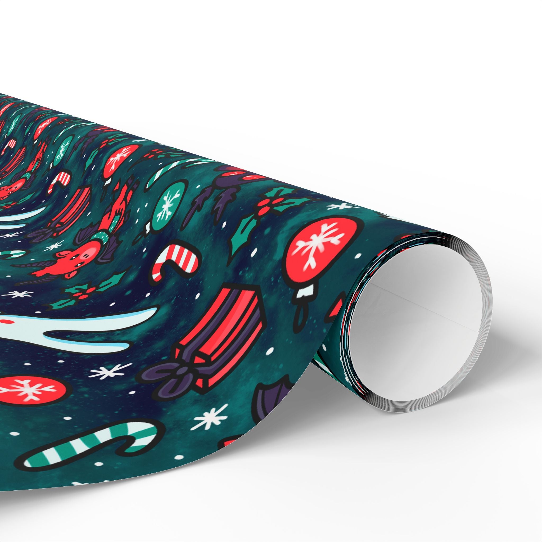 Merry Cryptid Wrapping Paper, Gift Wrap for Any Occasion, Unique Gift Packaging, Eco-Friendly, Holiday Wrapping, Birthday Celebration