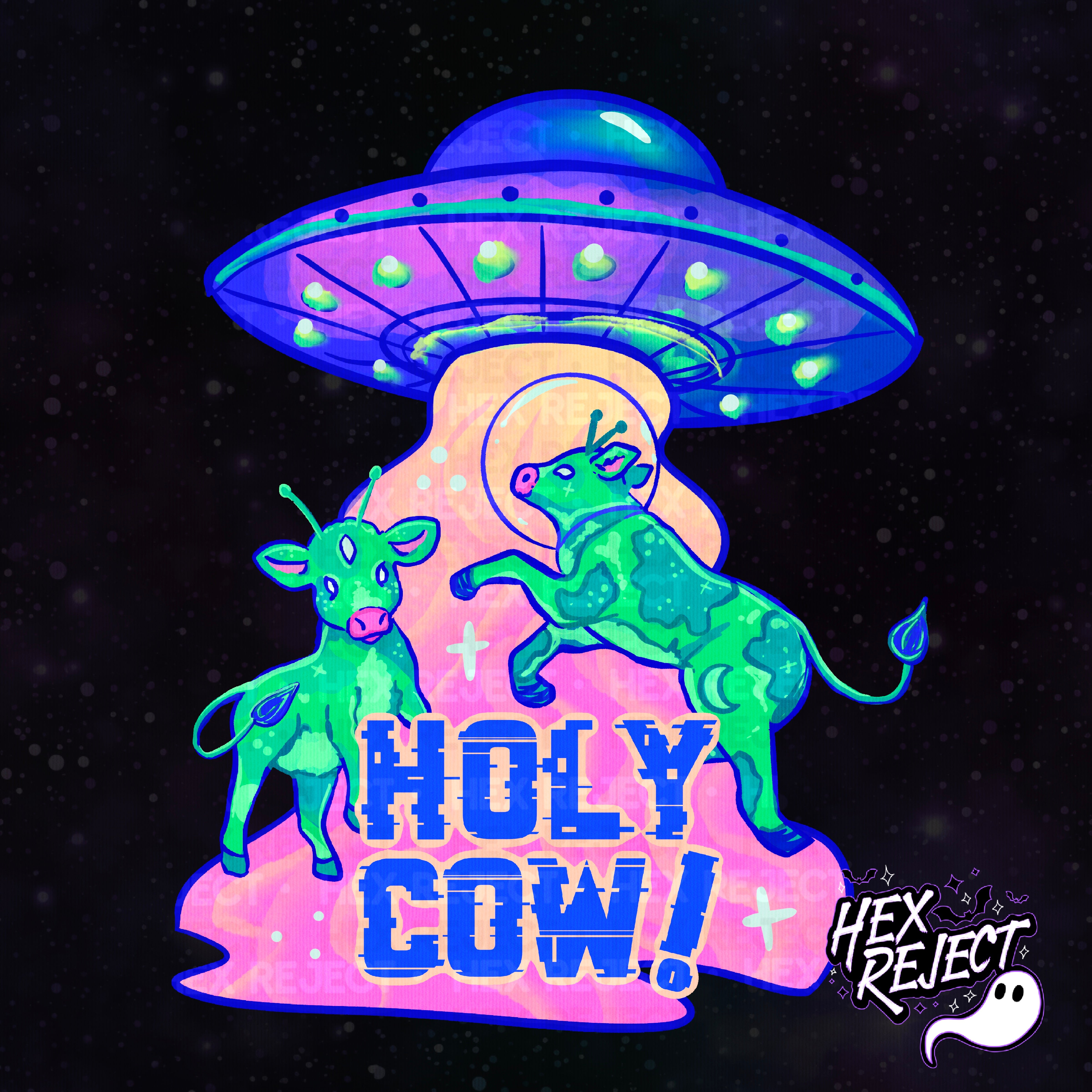 Galaxy - Seamless & PNG files - Hextober 2025