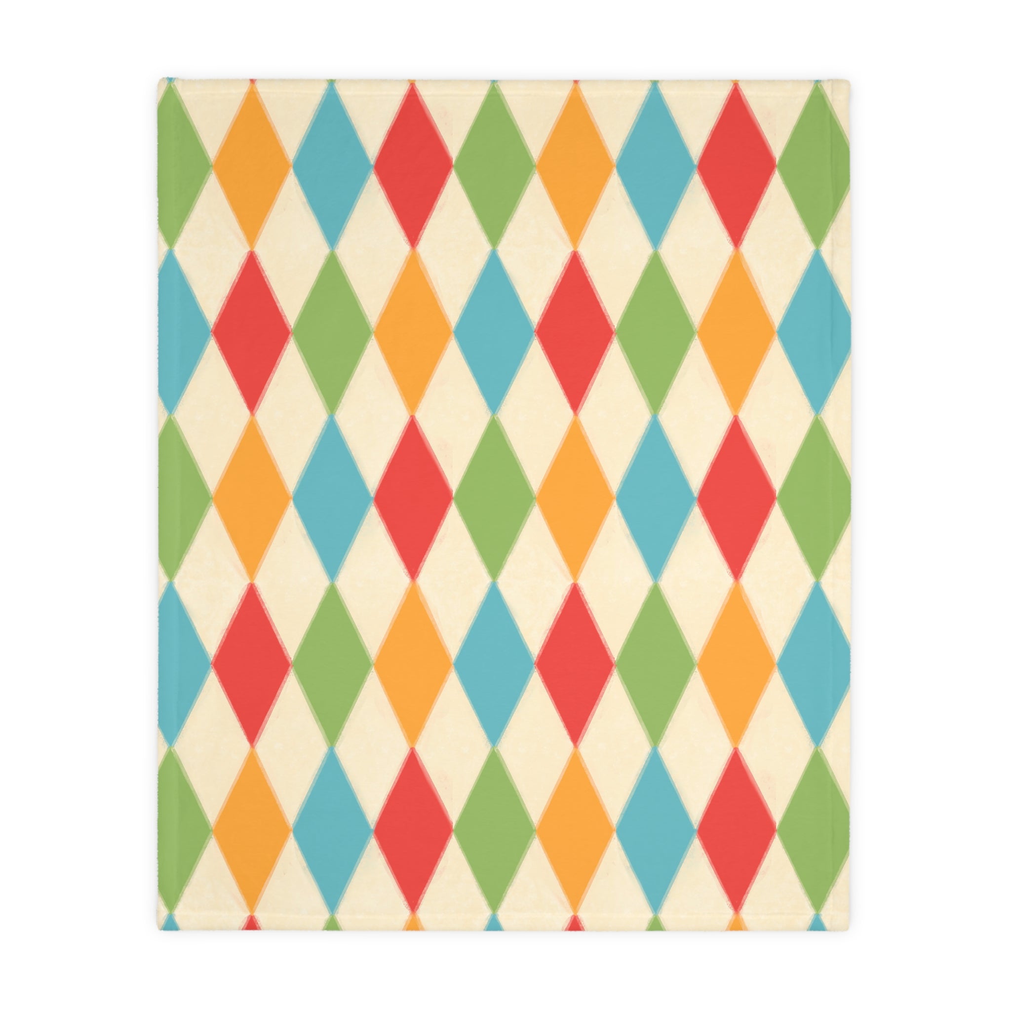 Circus Bats Blanket — Double Sided Reversible Velveteen Throw