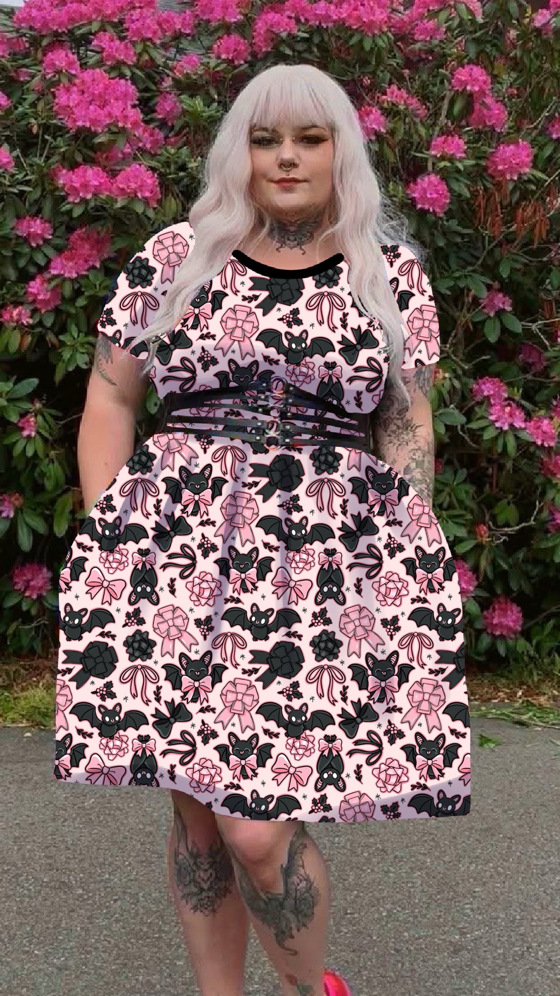 Bats & Bows twirl dresses / preorder *arrives by early Nov* / kids comes with ruffled bottom