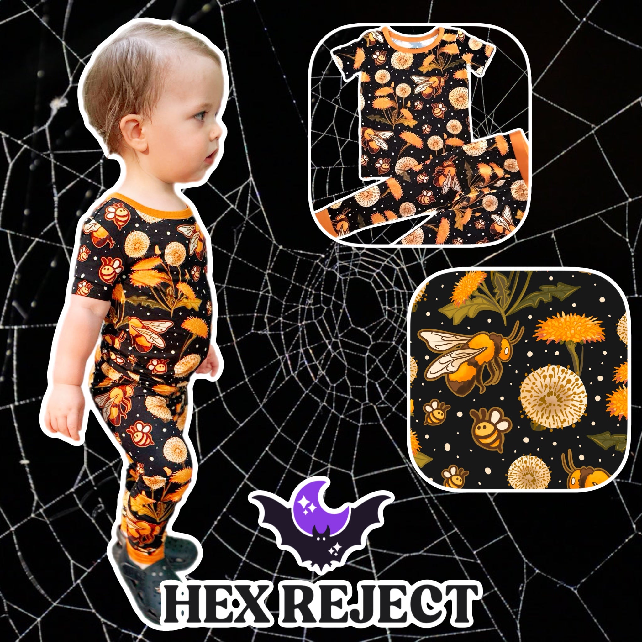 Beewitched two piece jammies