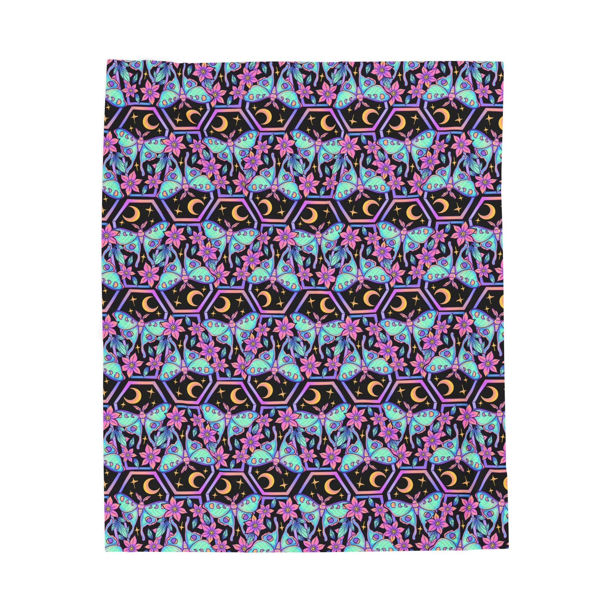 Coffin (Hextober 2025) - Cozy Velveteen Plush Blanket