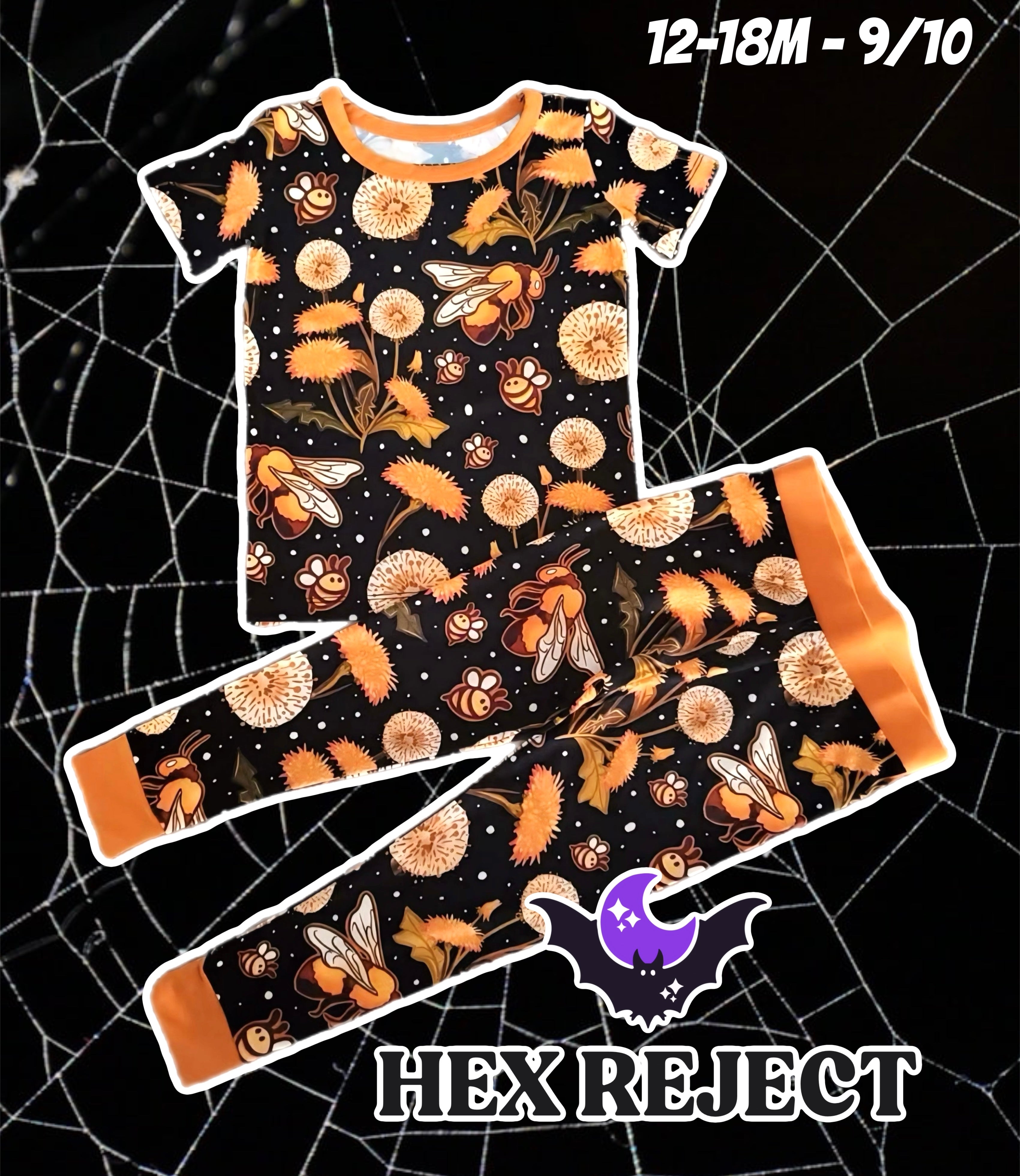 Beewitched two piece jammies