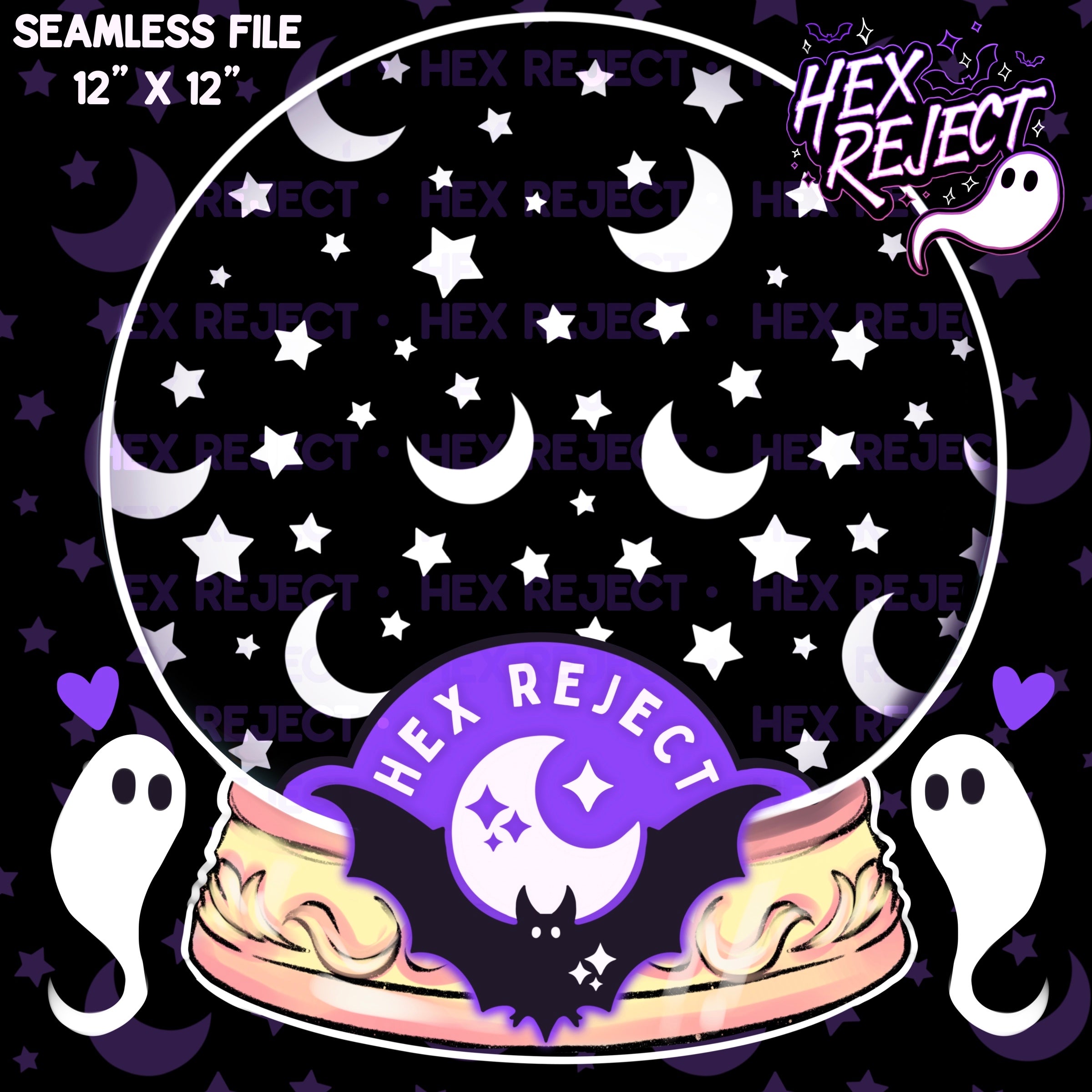 Moon & Stars Essentials - Seamless file