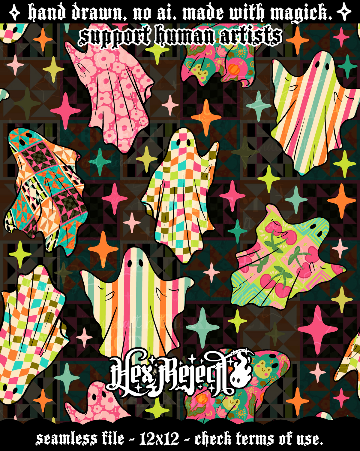 Day Six - Dopamine : Hextober - Seamless file