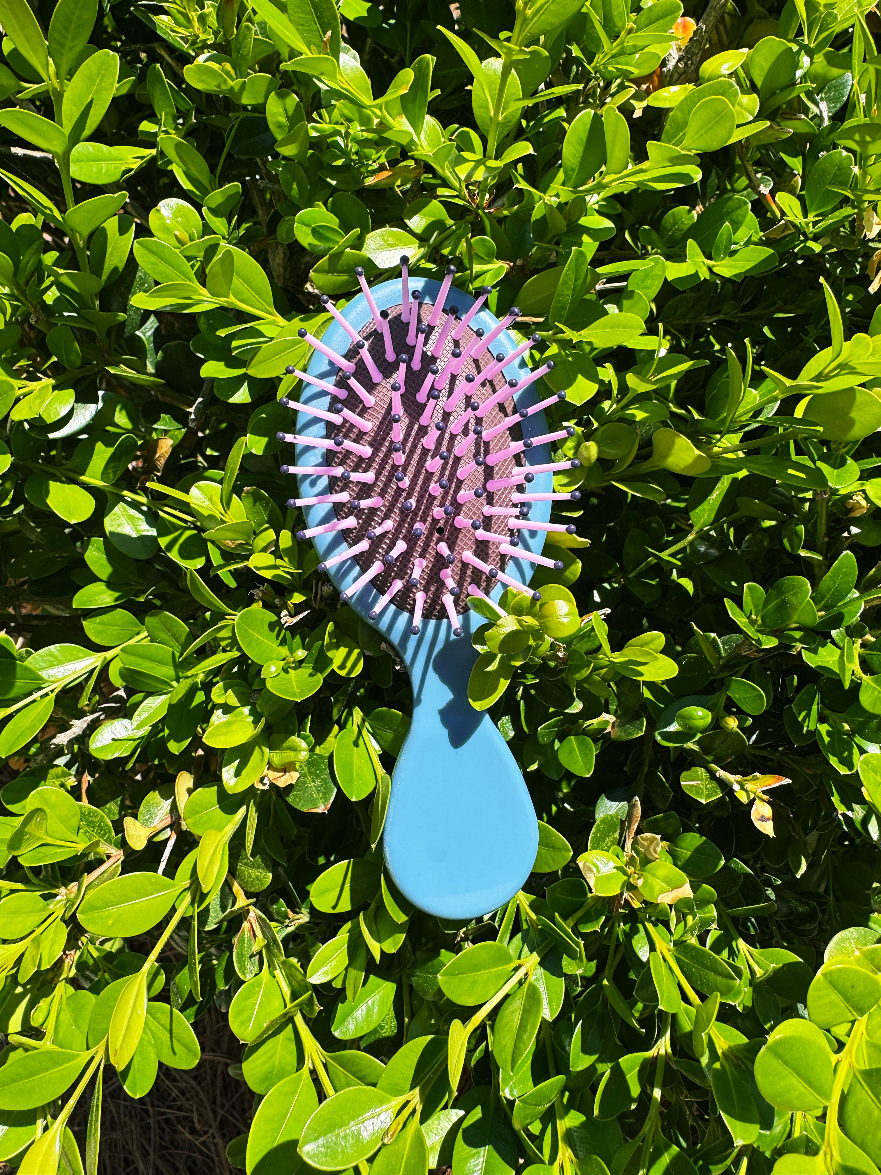3D Textured Dinosaur Mini Detangling Hairbrush
