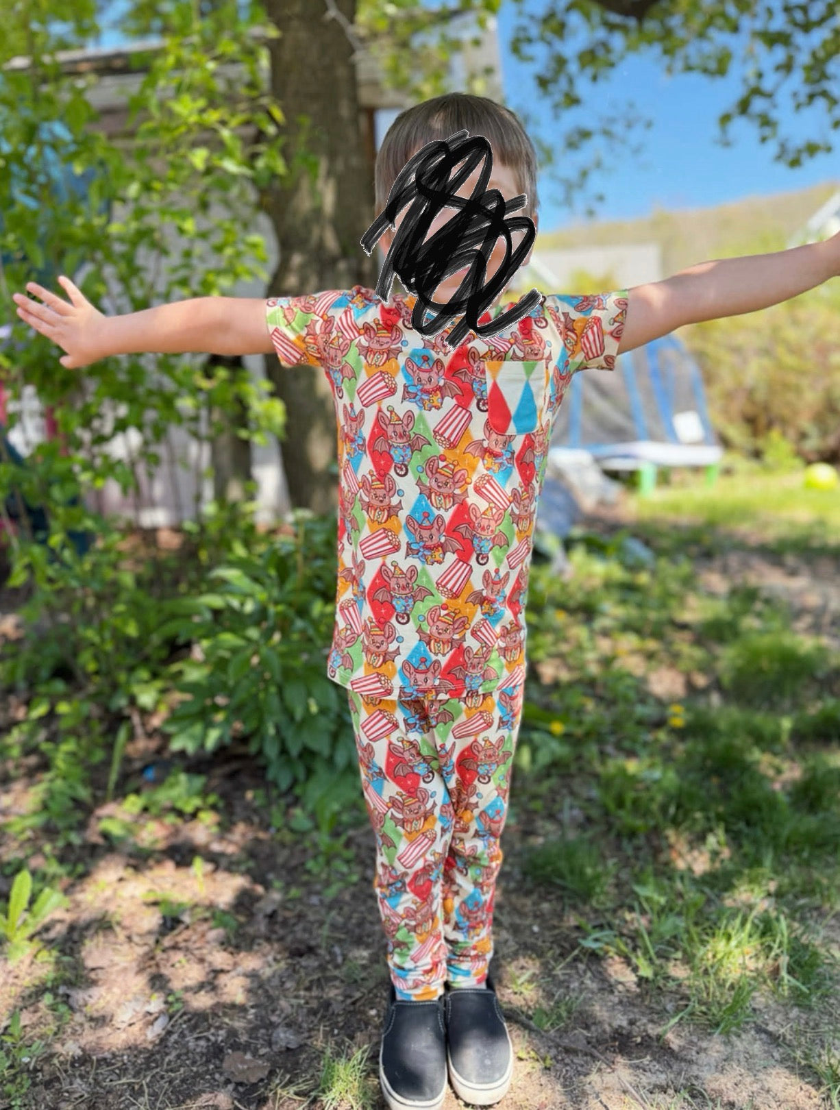 Circus Bats two piece set