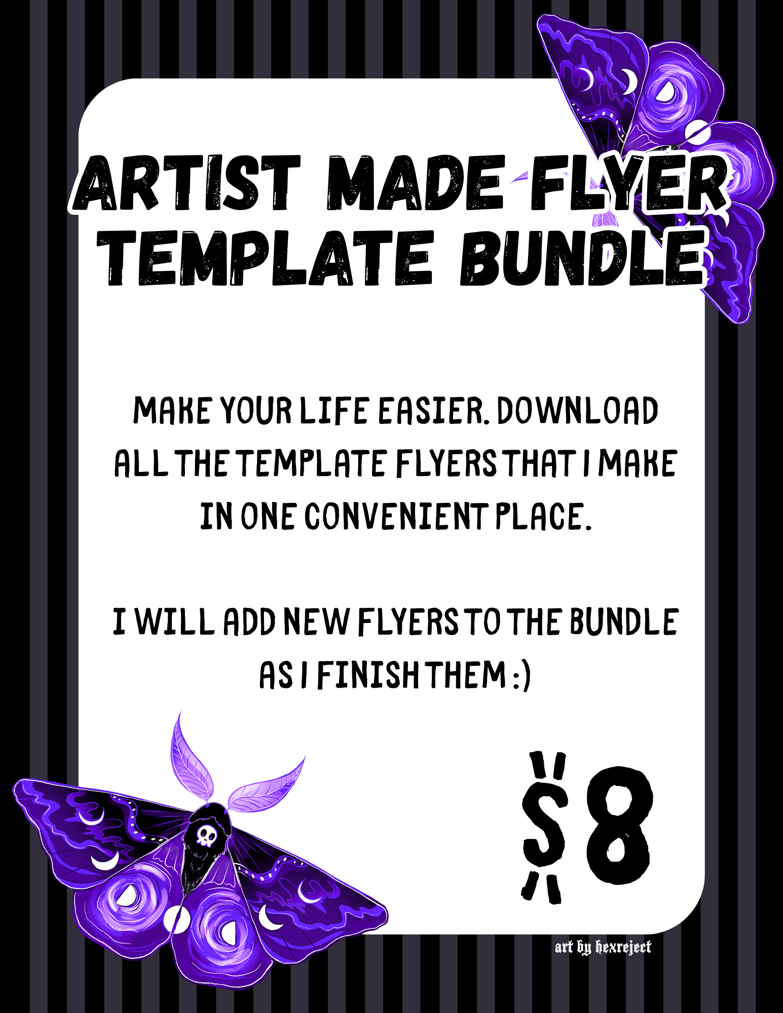 Artist-Made Flyer Template Bundle - NO AI