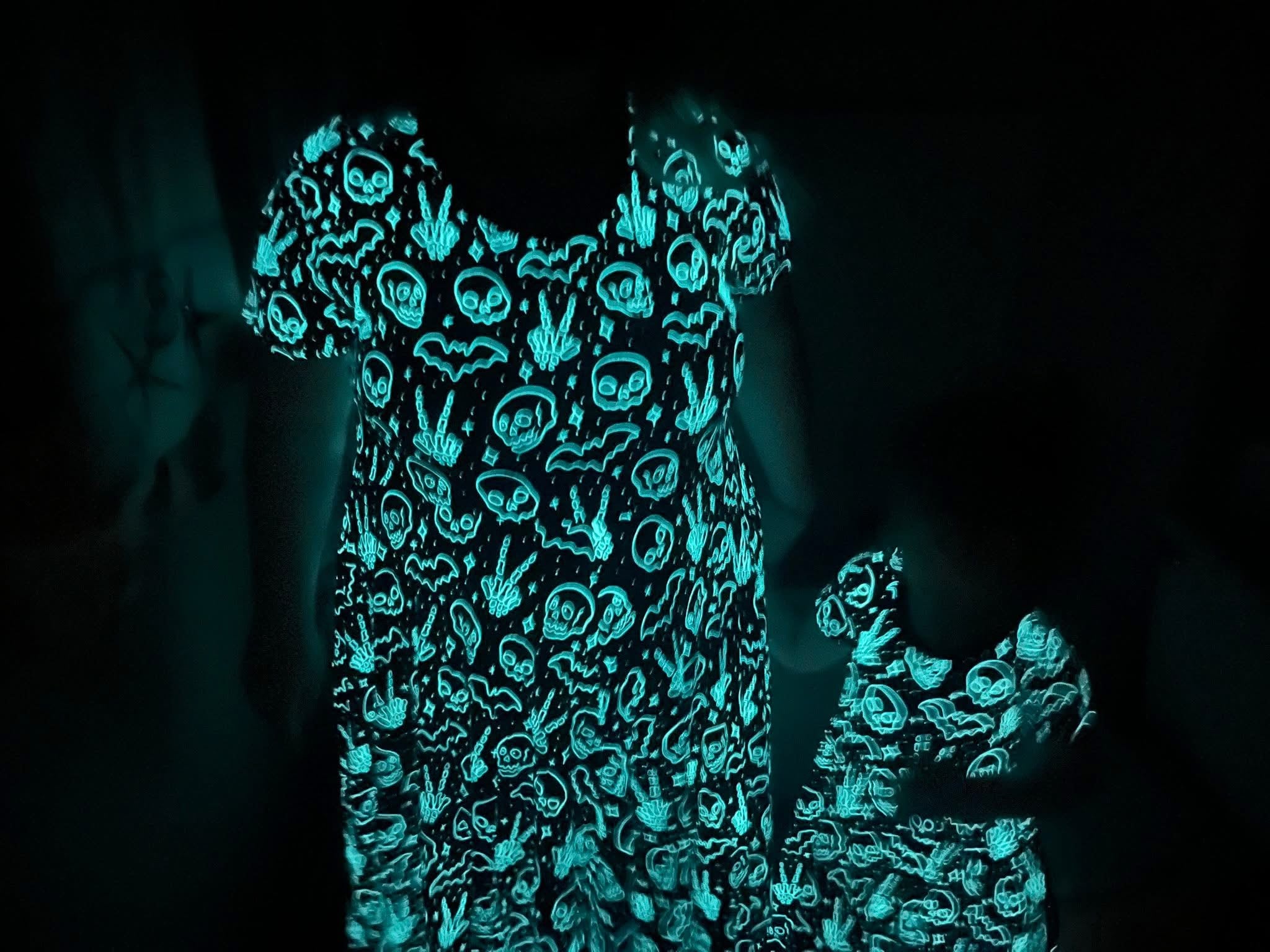 Spooky Glow twirl dresses 2T - 3XL