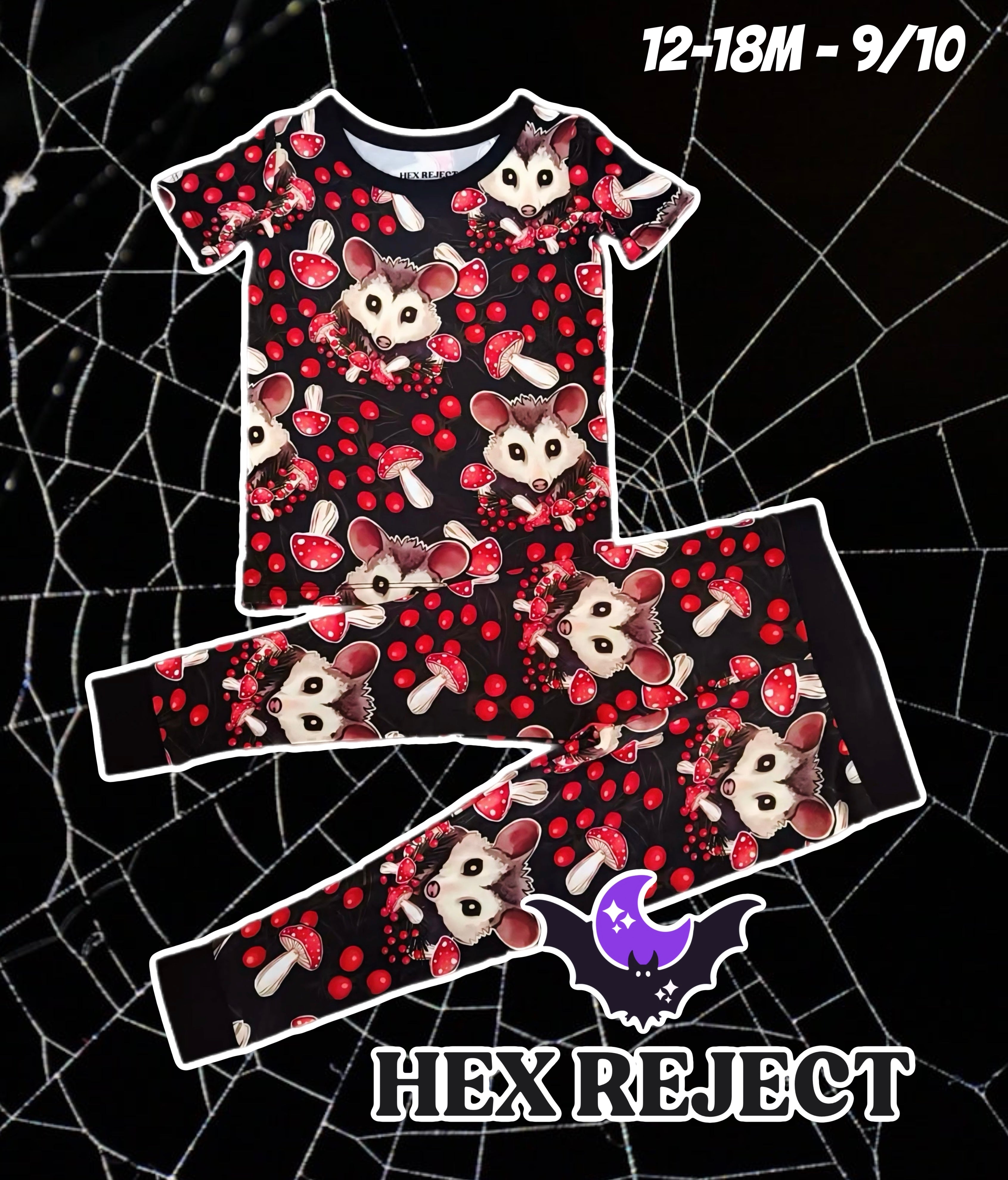 Cottage Possum two piece jammies