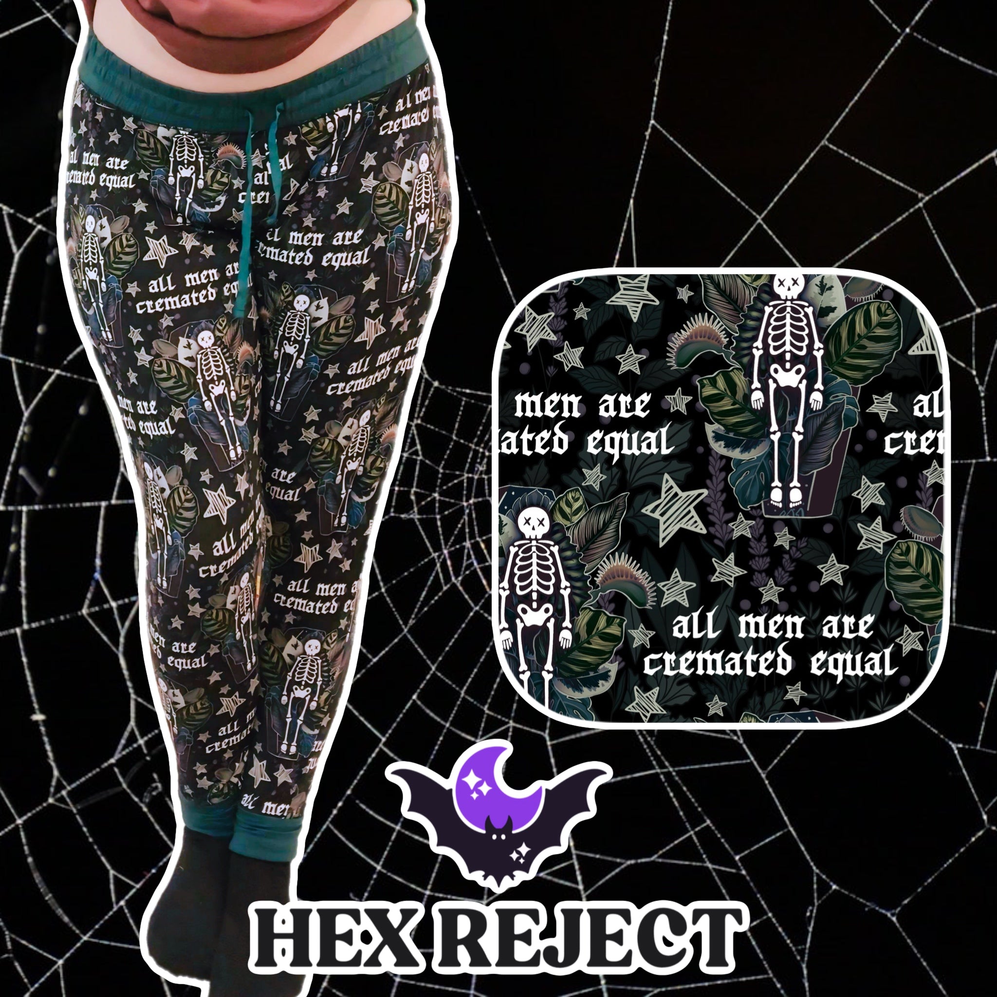 All Men Are Cremated Equal joggers