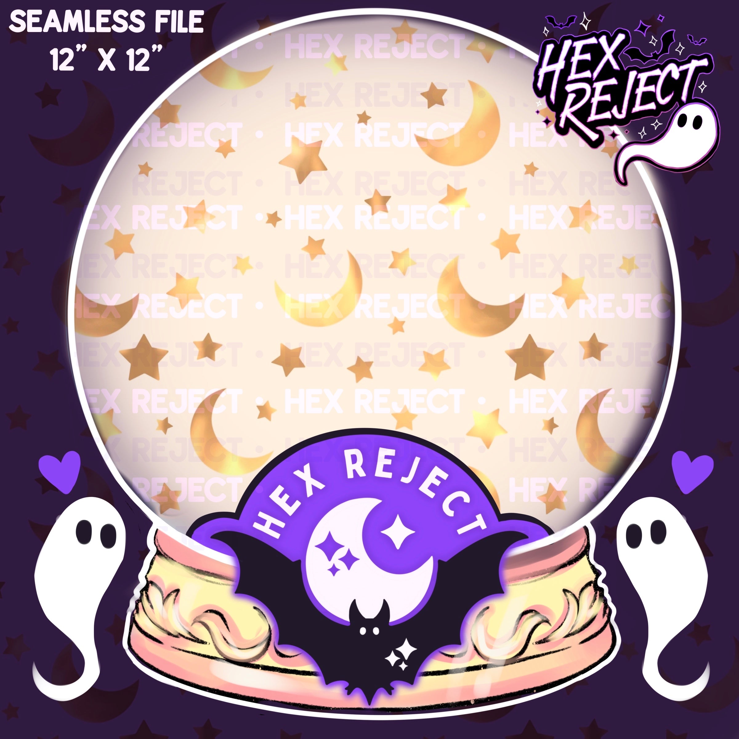 Moon & Stars Essentials - Seamless file