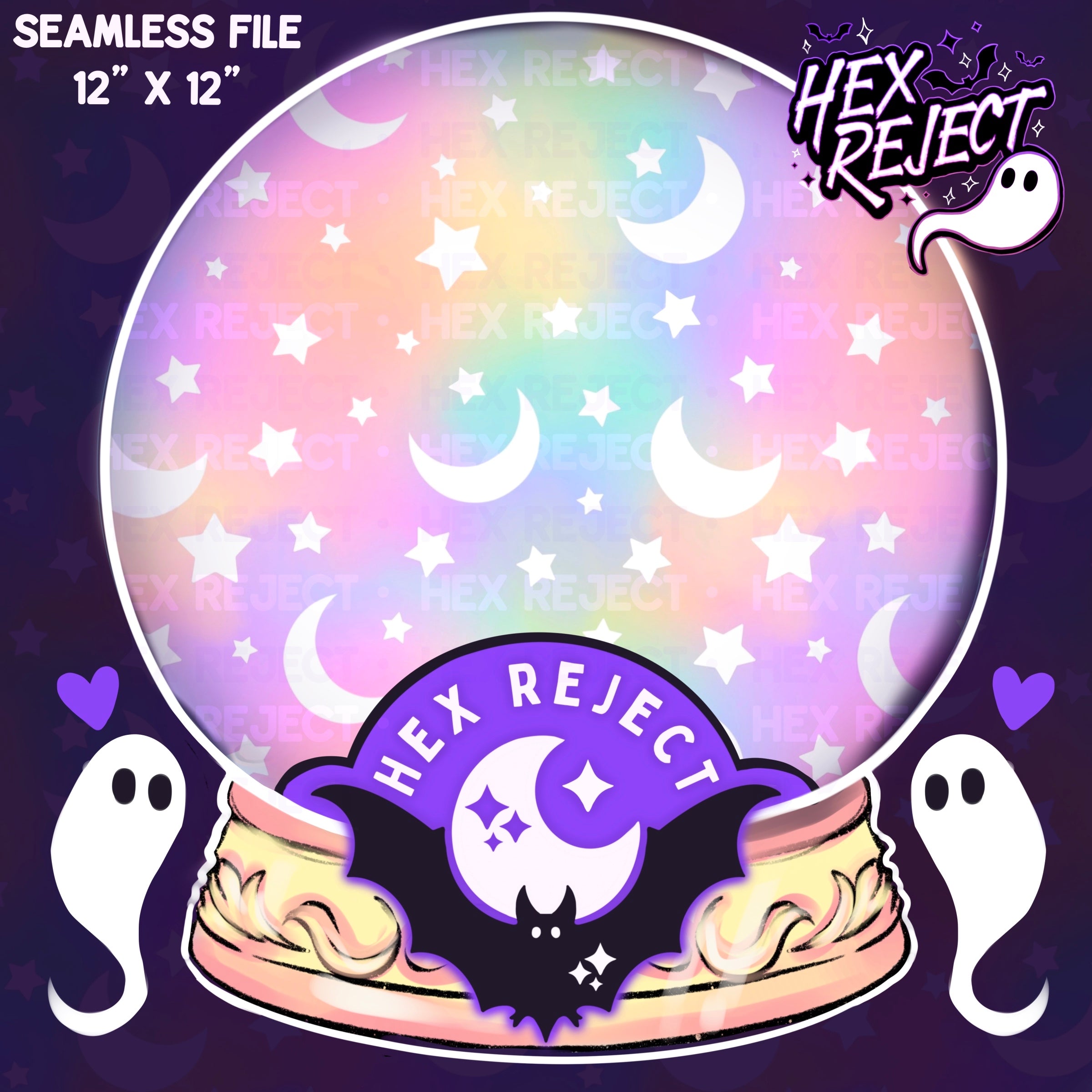 Moon & Stars Essentials - Seamless file