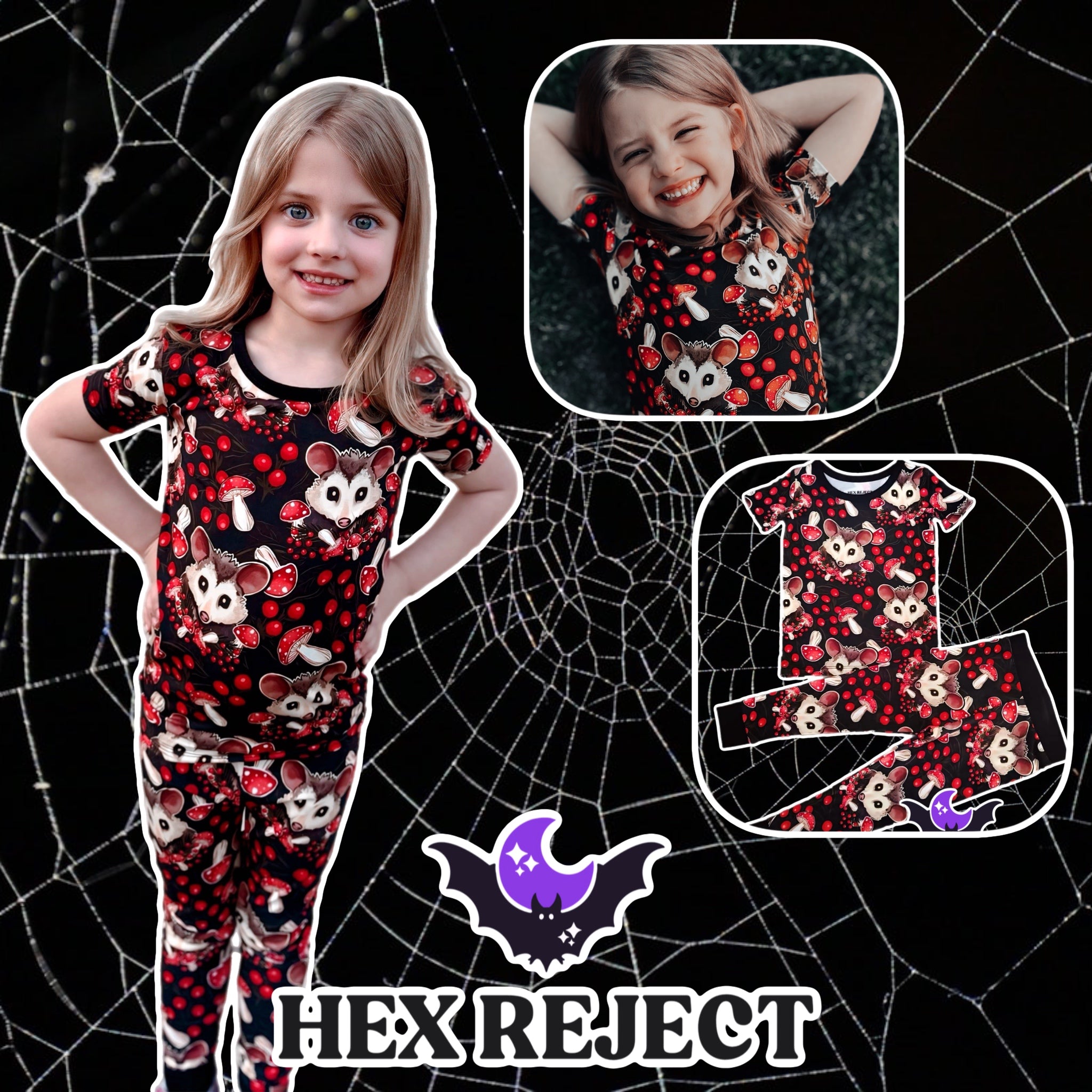 Cottage Possum two piece jammies