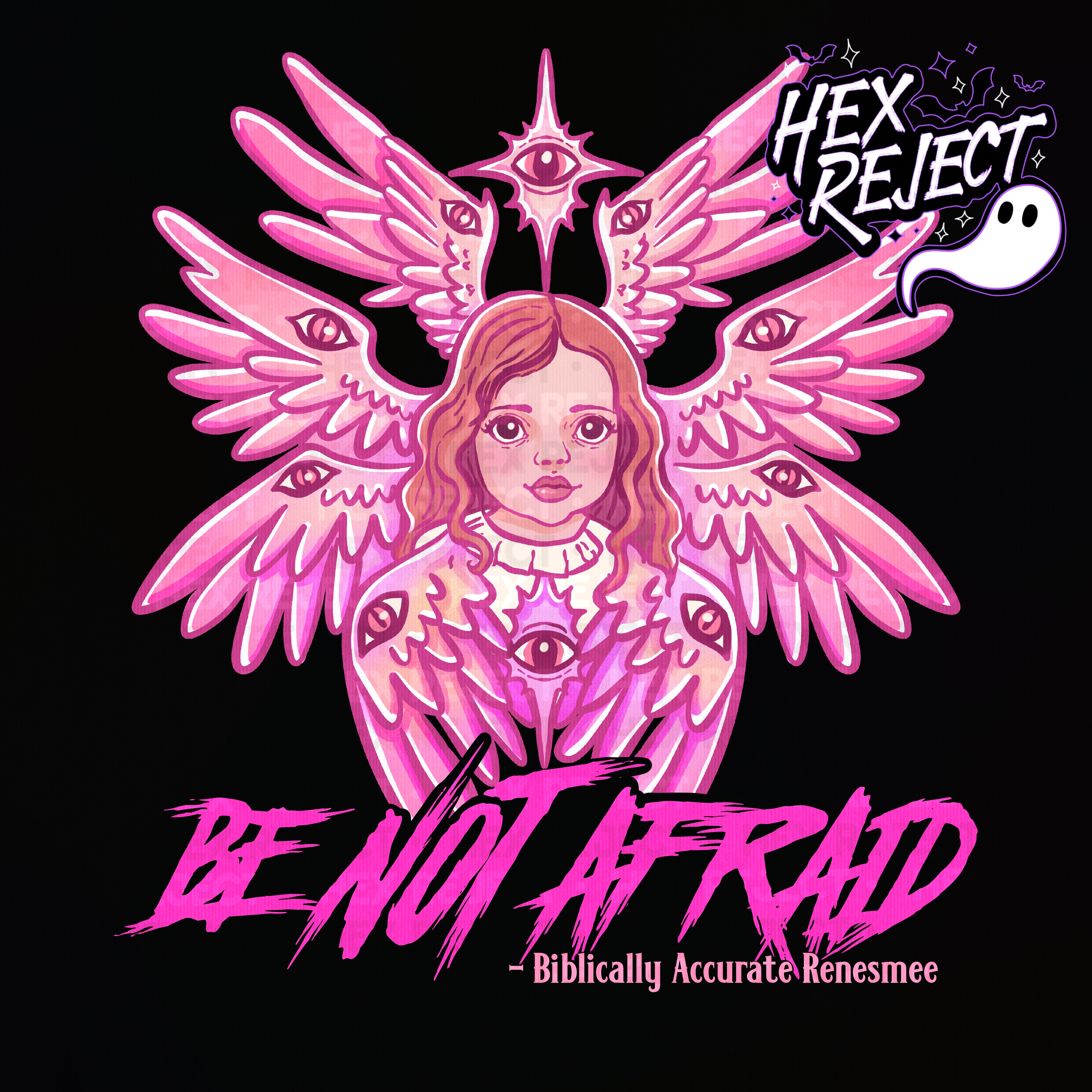 Biblically Accurate Renesmee - unhinged - Seamless & PNG files - Hextober 2025