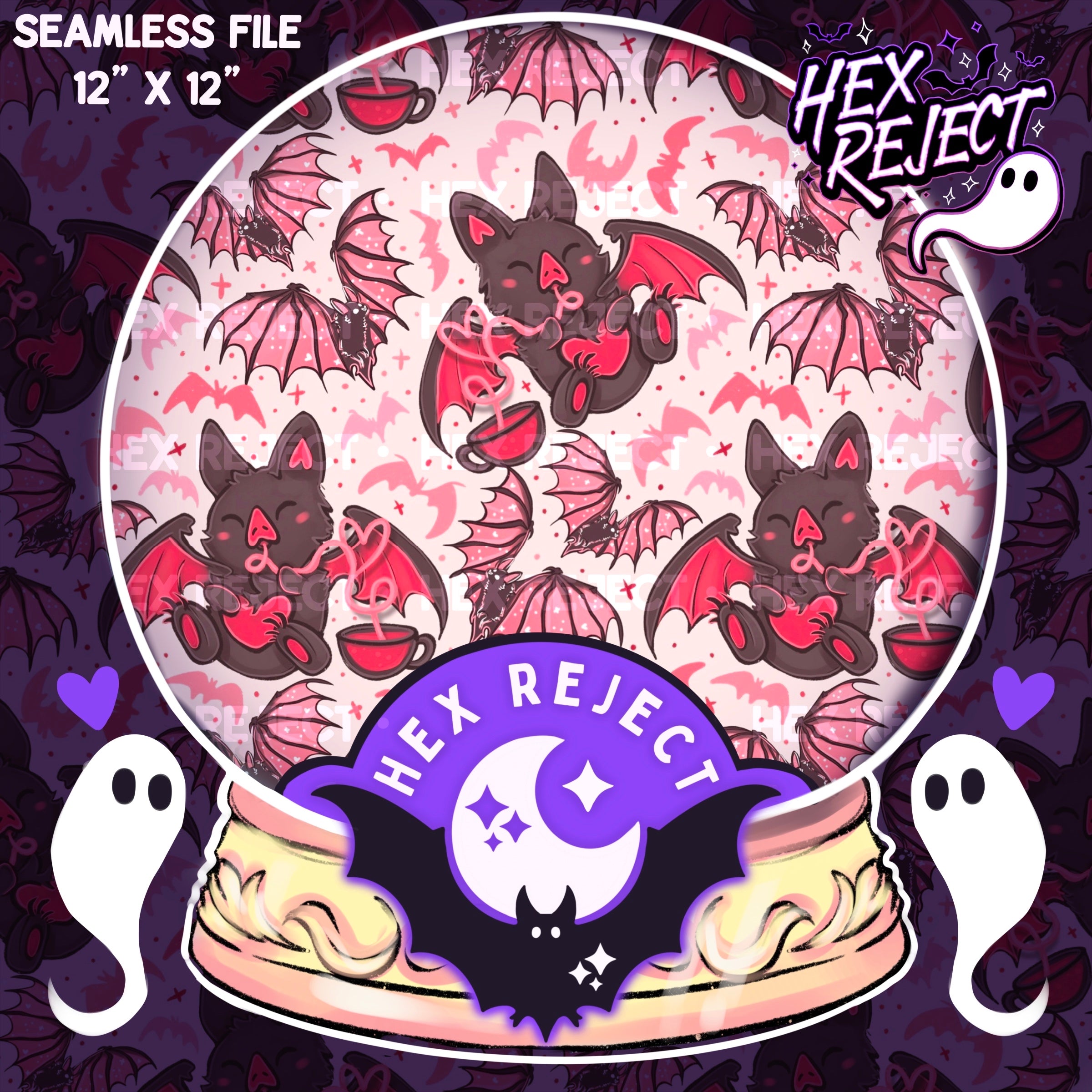 Bat : Hextober - Seamless file