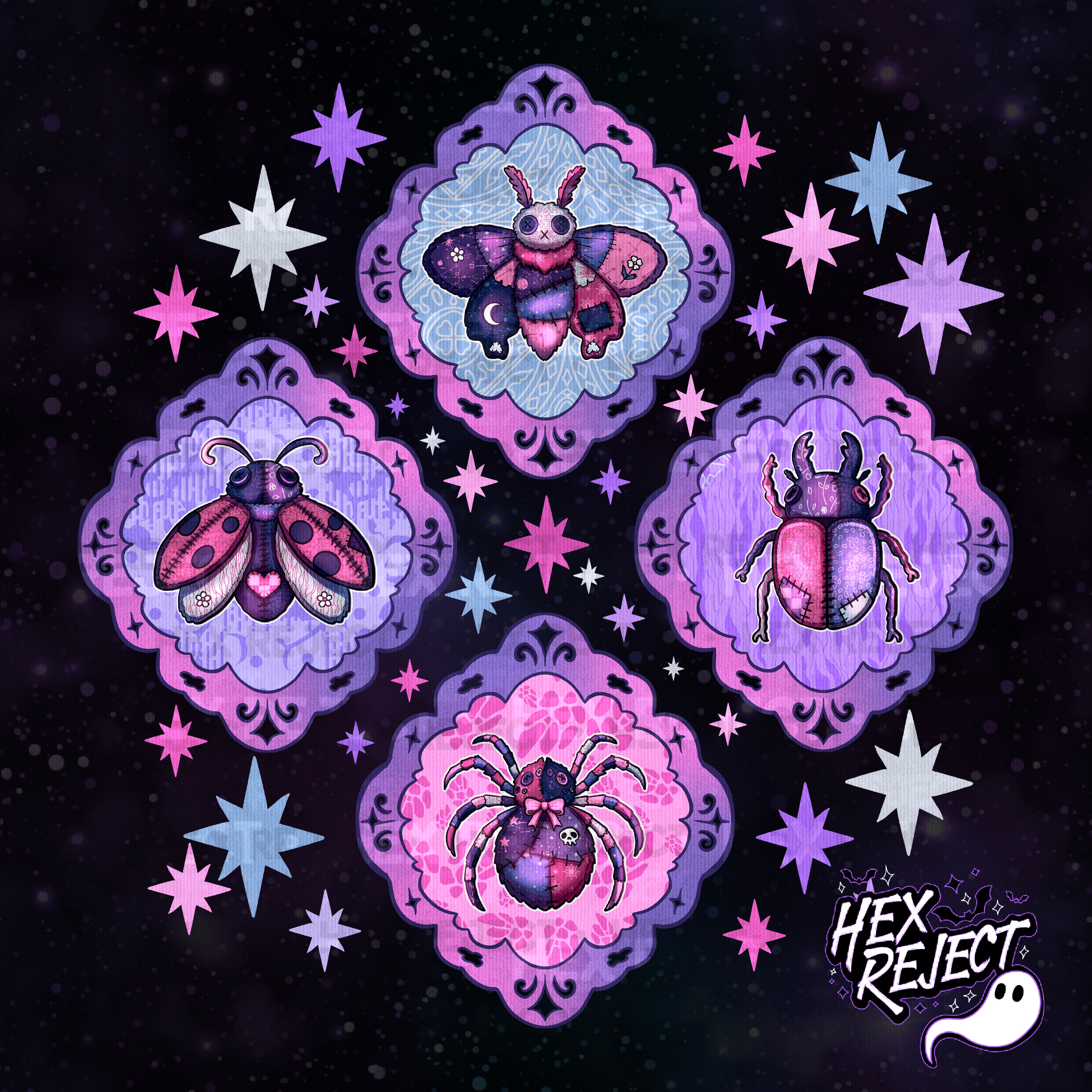 Insects & Bugs - Mystery Seamless or PNG files - Revealed