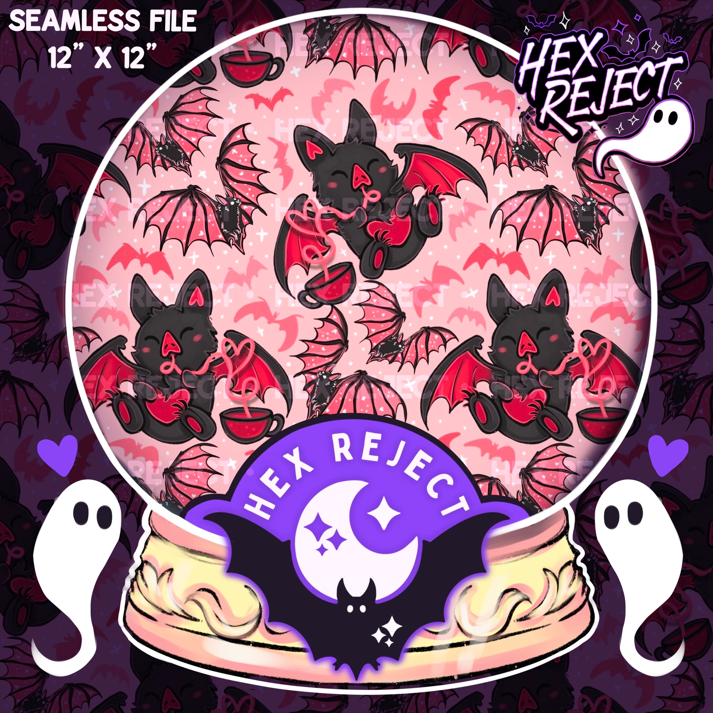 Bat : Hextober - Seamless file