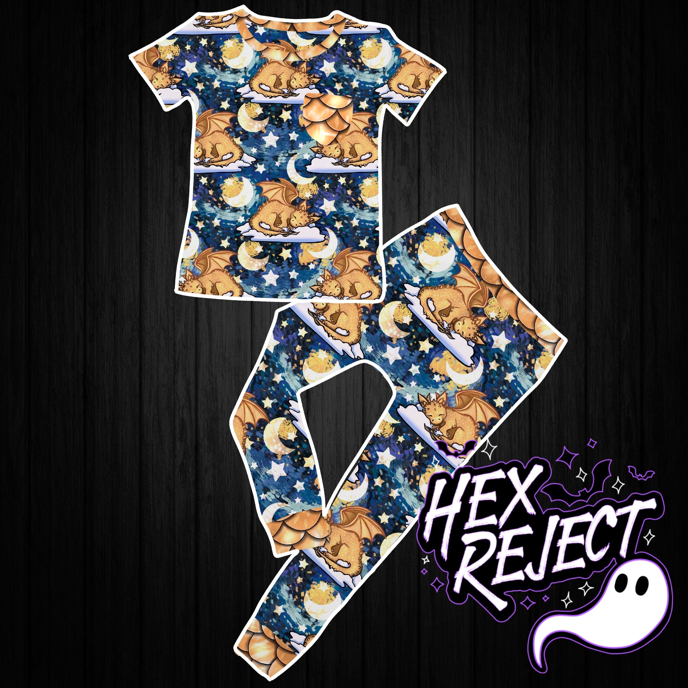 Sleepy Dragon two piece set - PREORDER - Ships by mid-May.