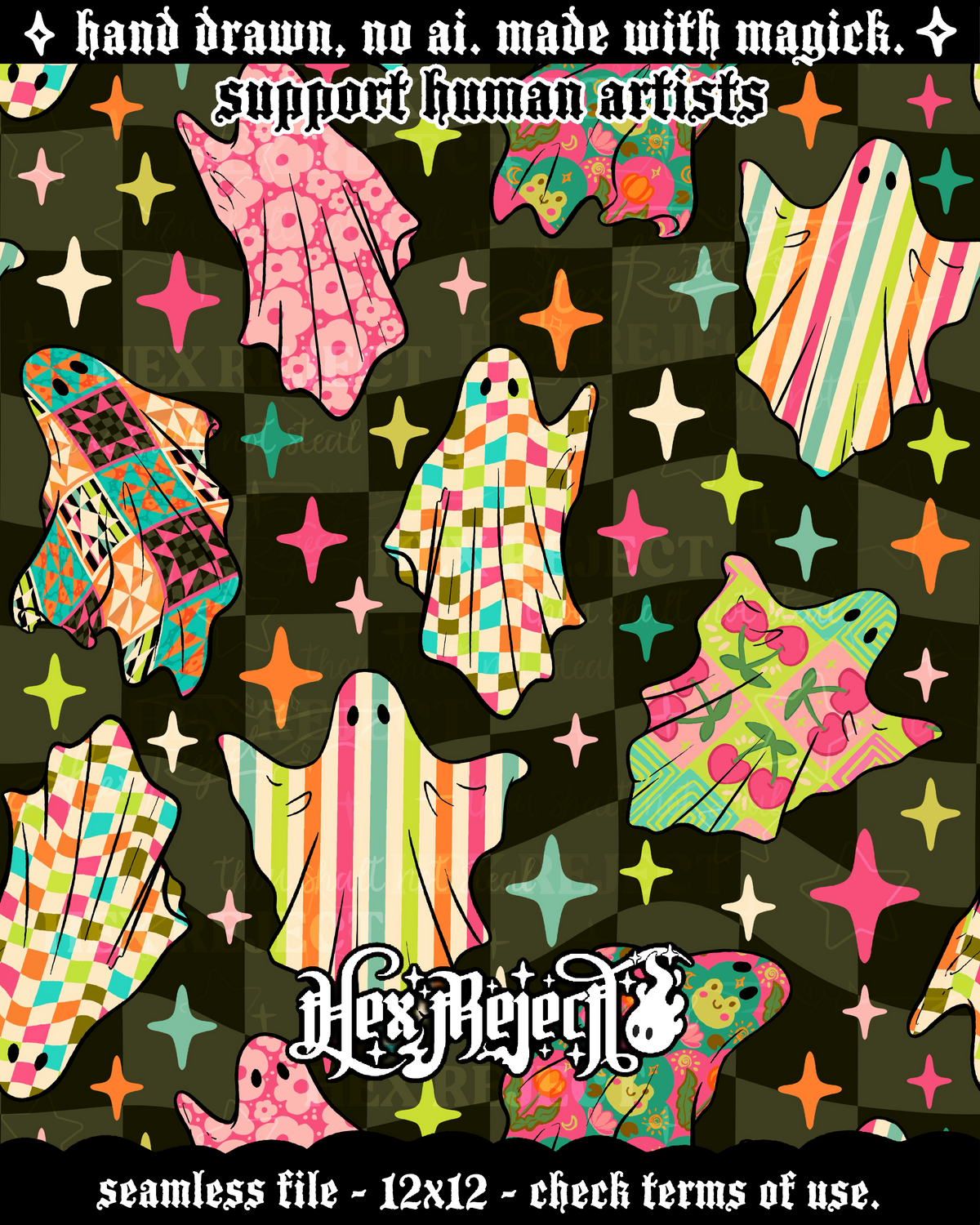 Day Six - Dopamine : Hextober - Seamless file