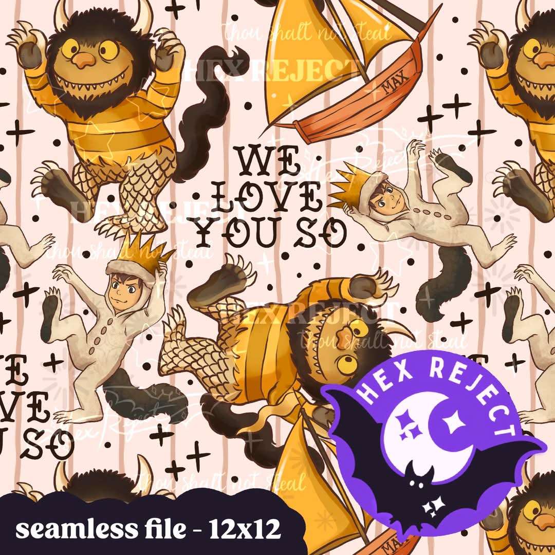 Feral Monsters - Seamless file