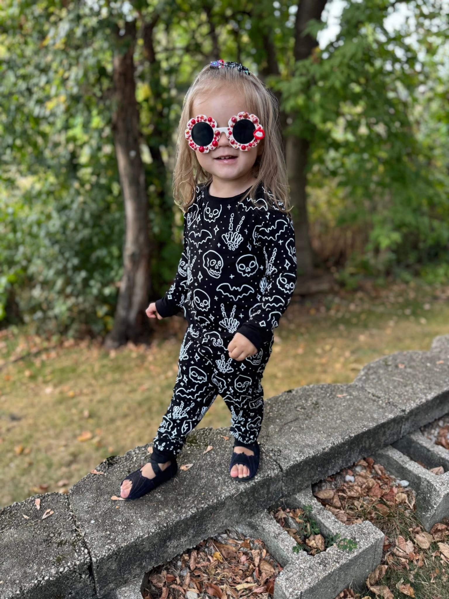 Spooky Glow two piece set (glow in the dark)