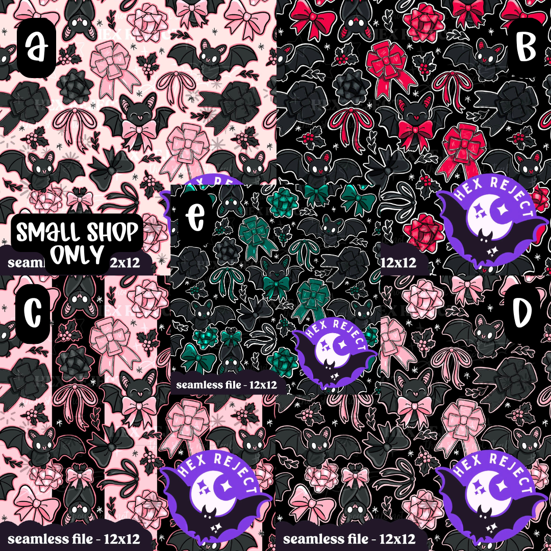 Bats & Bows - Seamless file