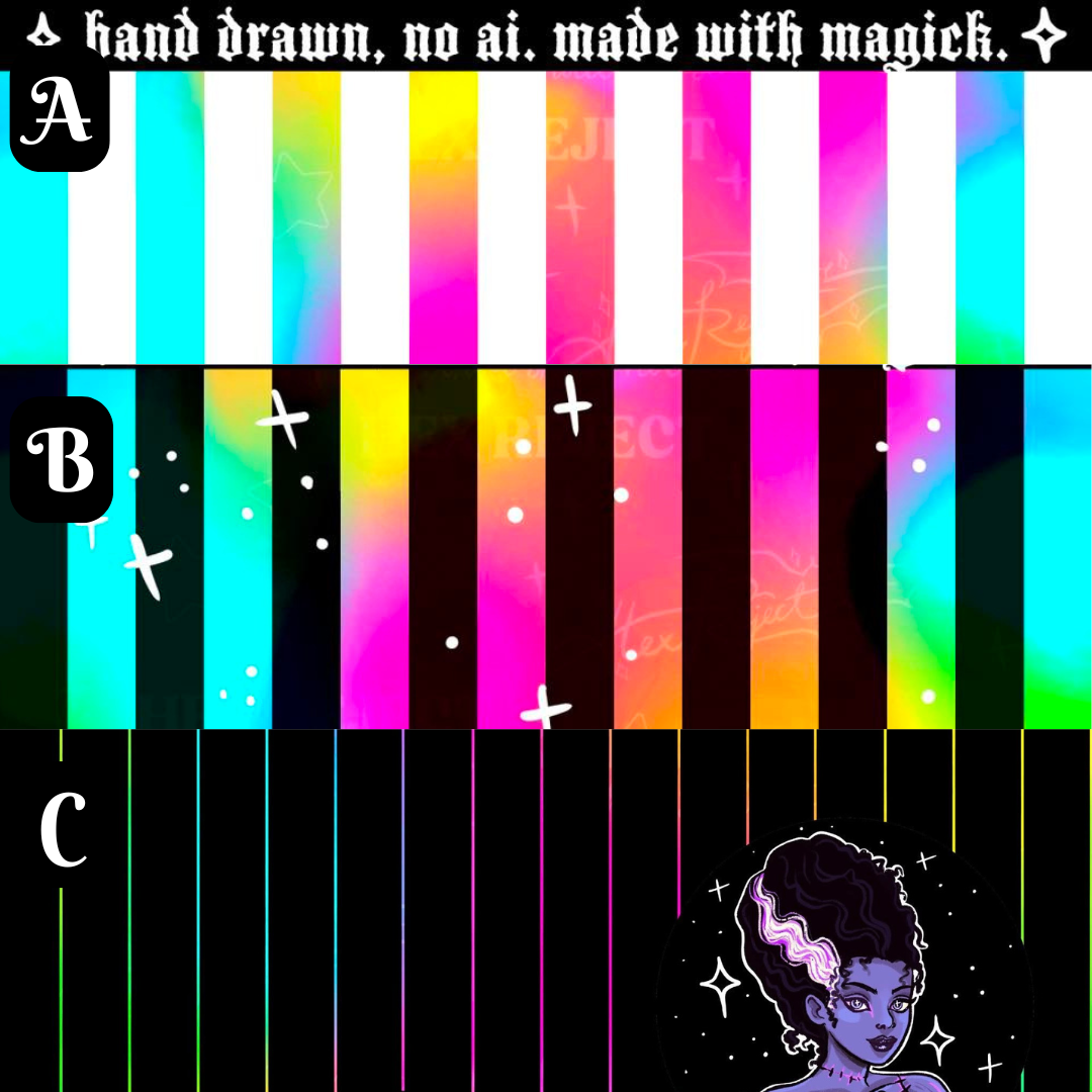 Coord Rainbow Stripes - Seamless Files