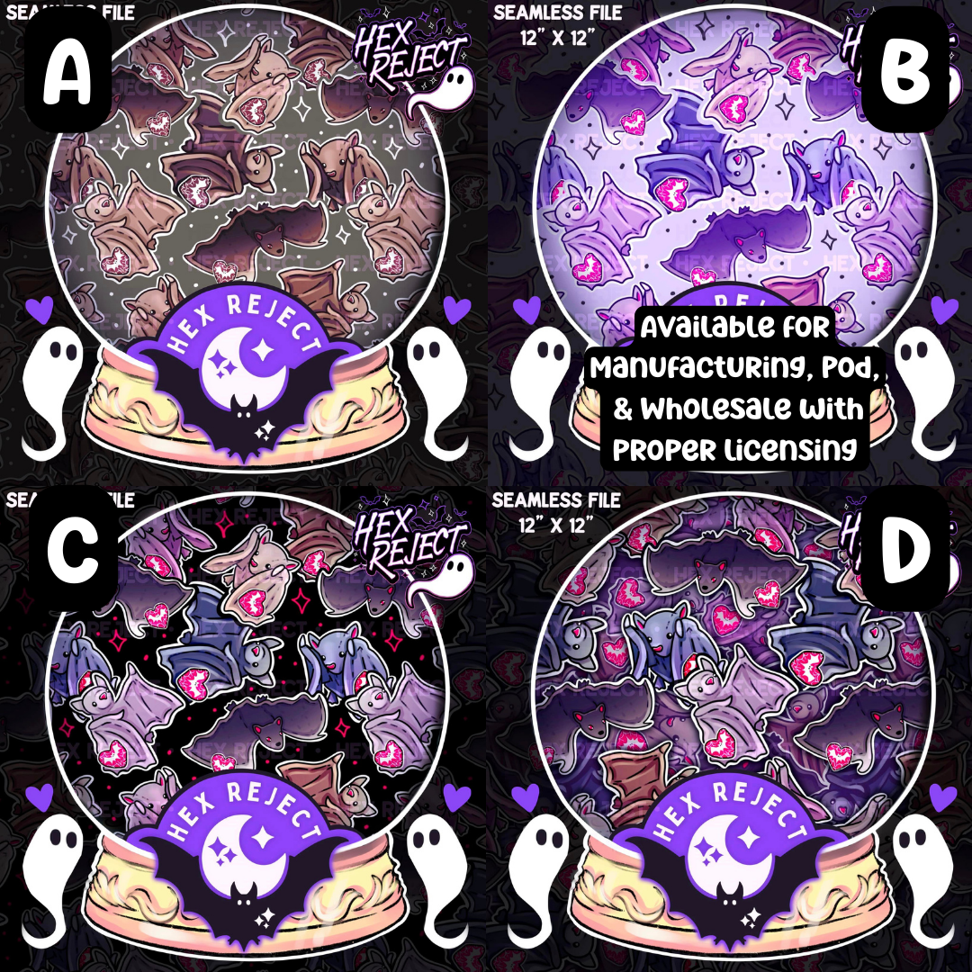 Bat Babies - Seamless file