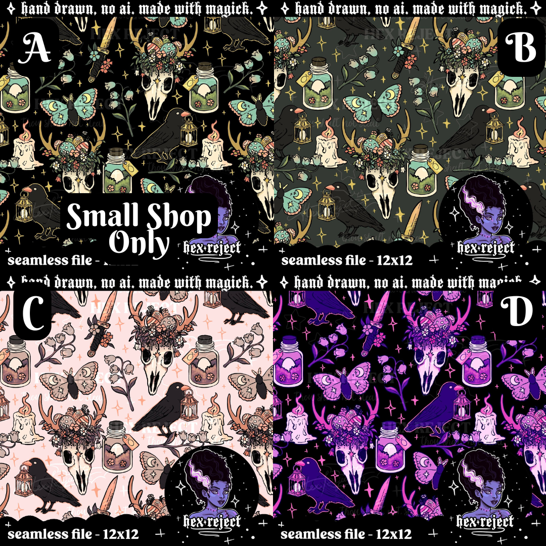 Ostara Blessings - Seamless file