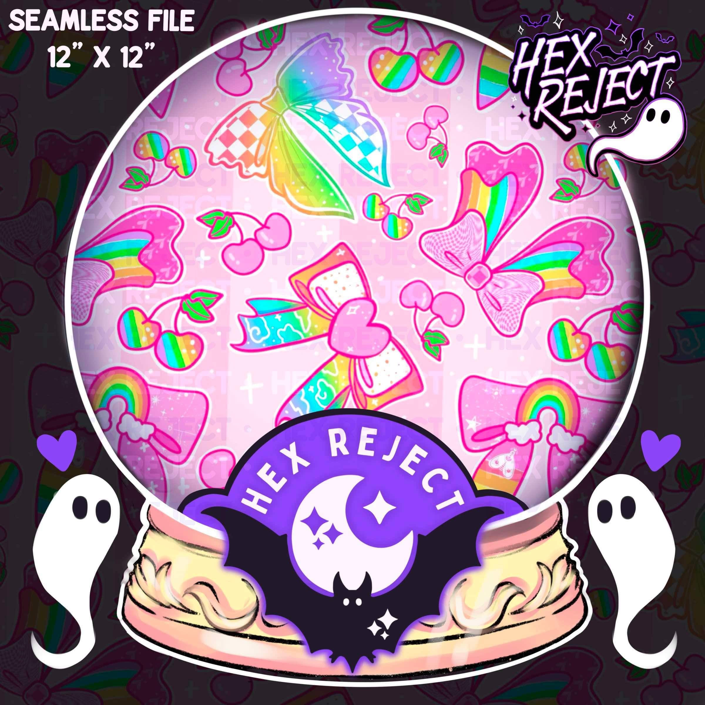 Rainbow : Hextober2024 - day nine - Seamless or sub file