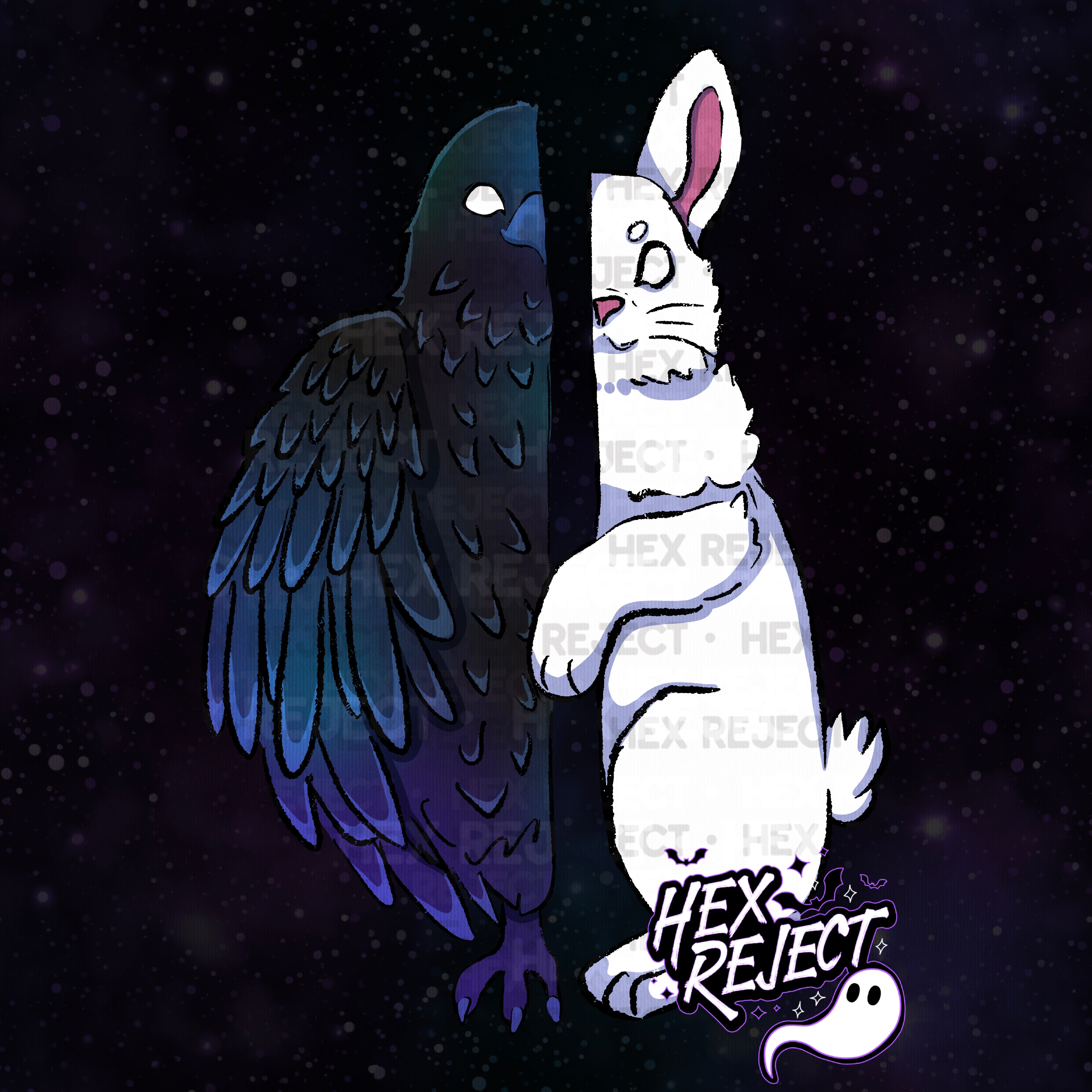 Ostara & the white hare - PNG / Sub file