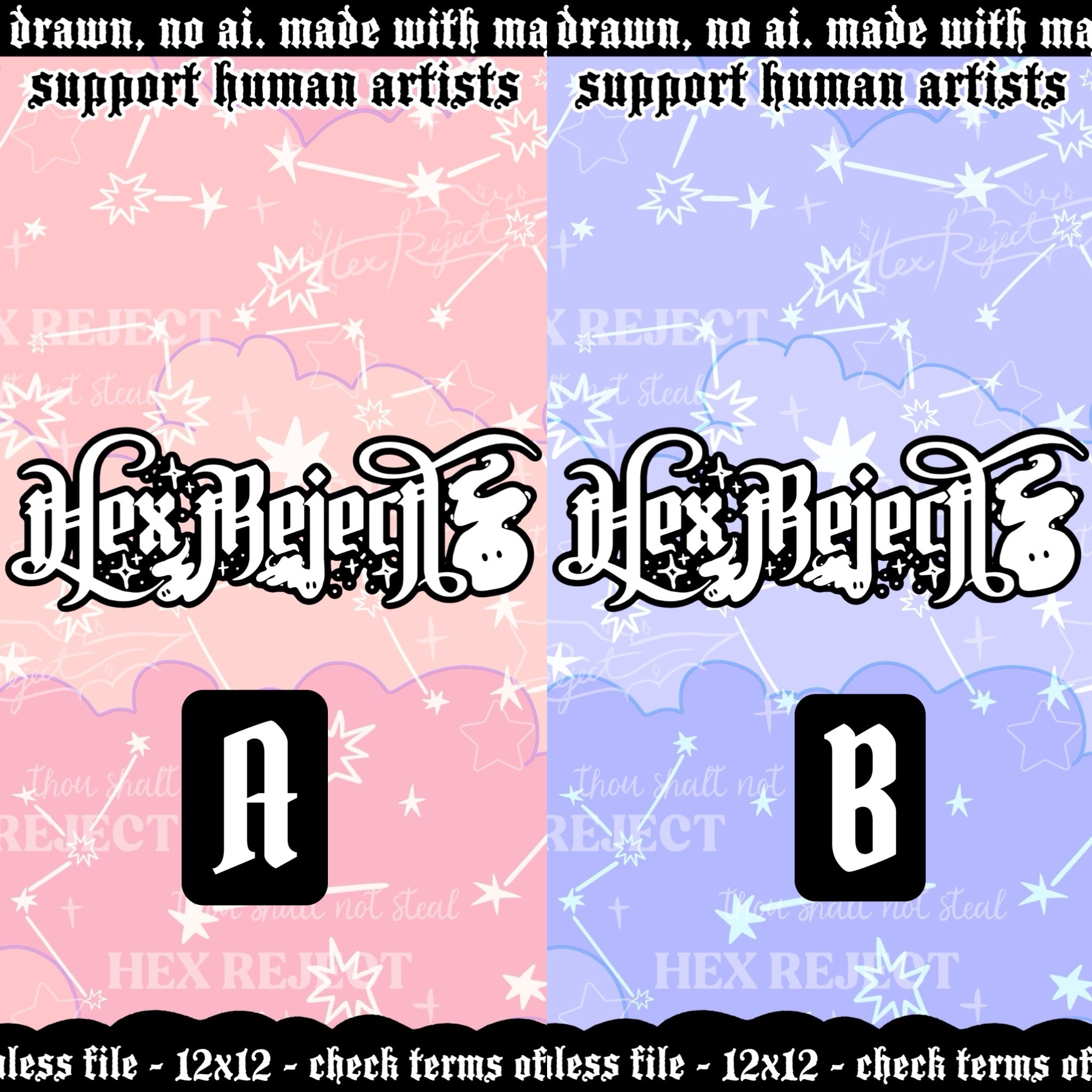 Pastel Starry Cloud Coords - Seamless Files