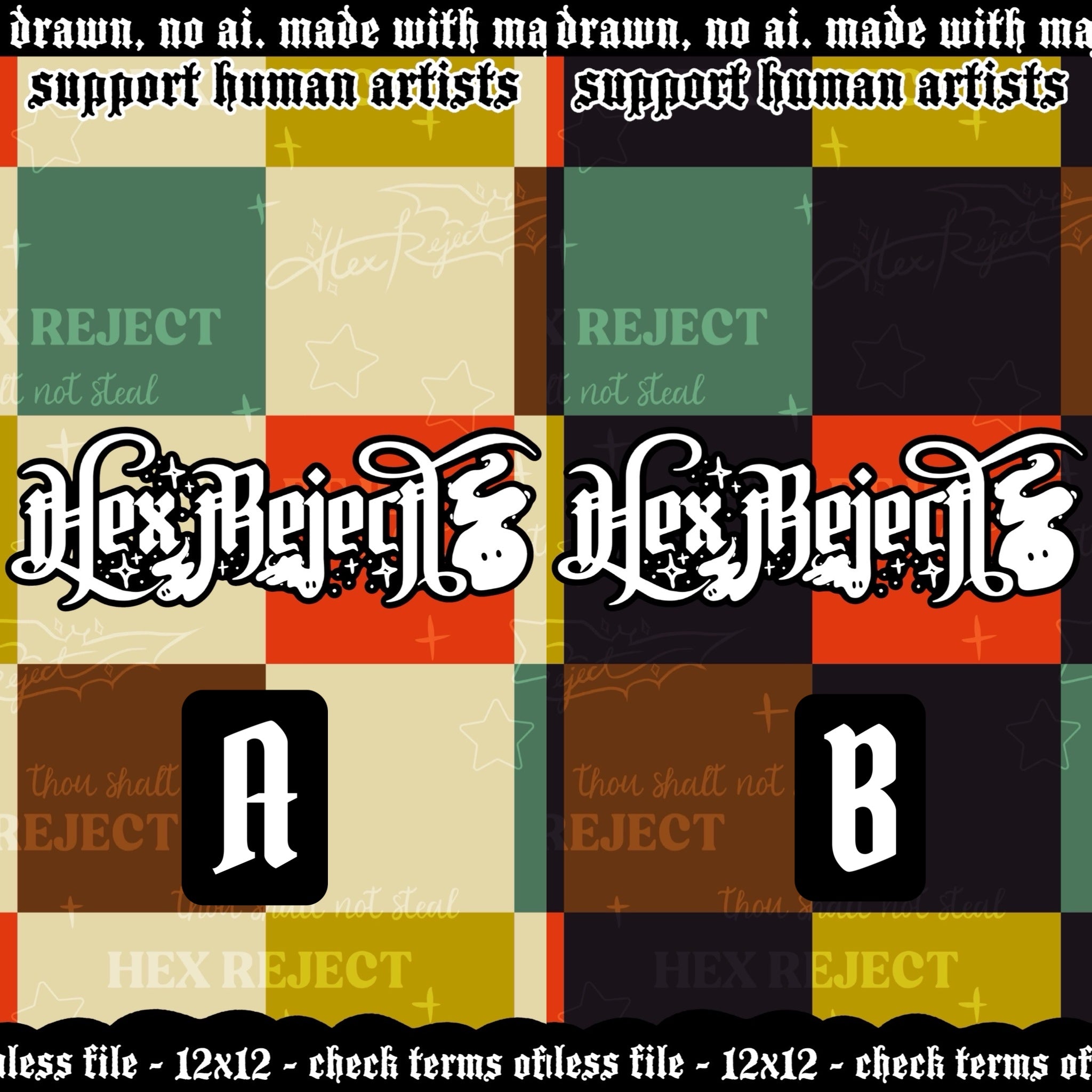 Retro Checkers Coords - Seamless Files