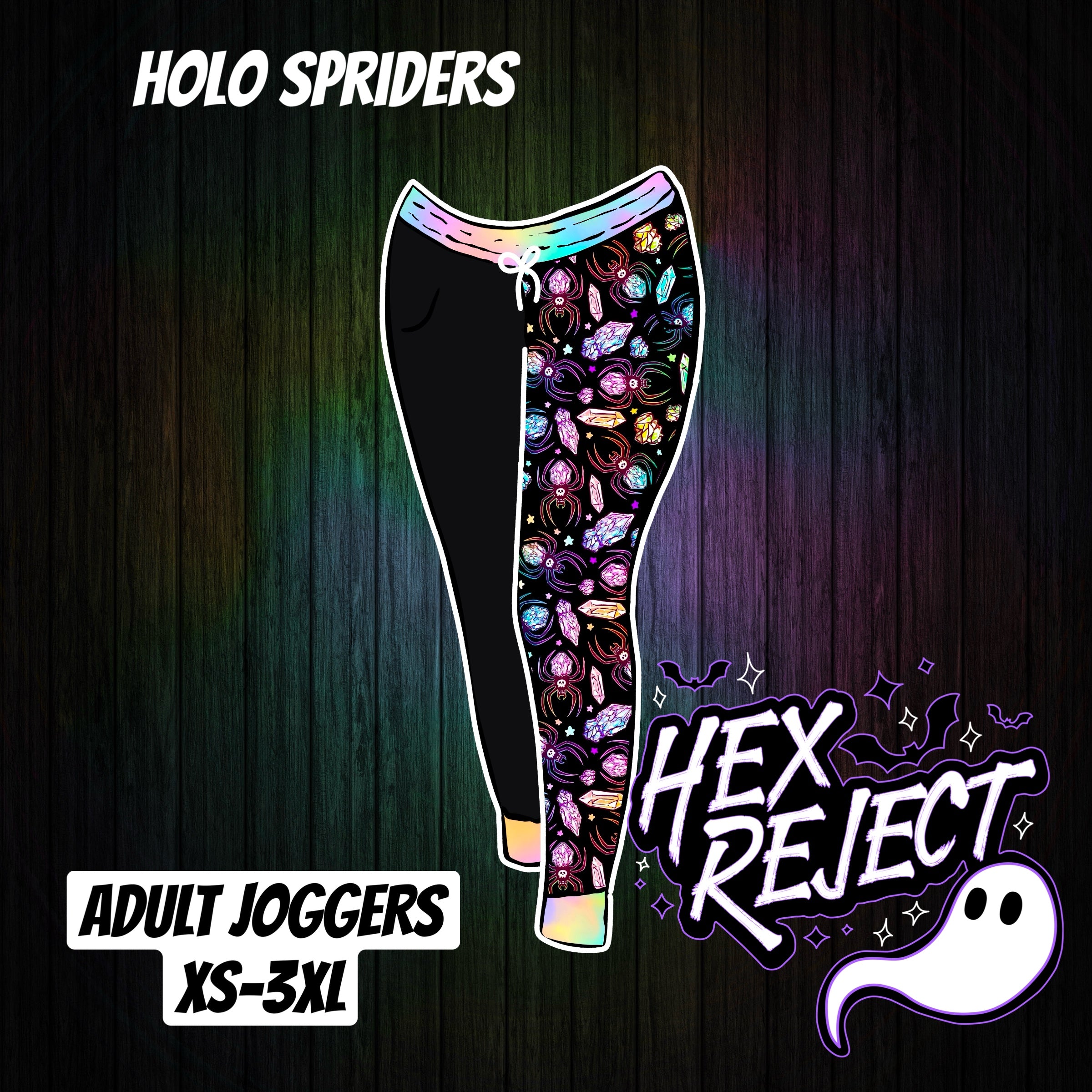 Holo sPRIDErs “darkside” split joggers