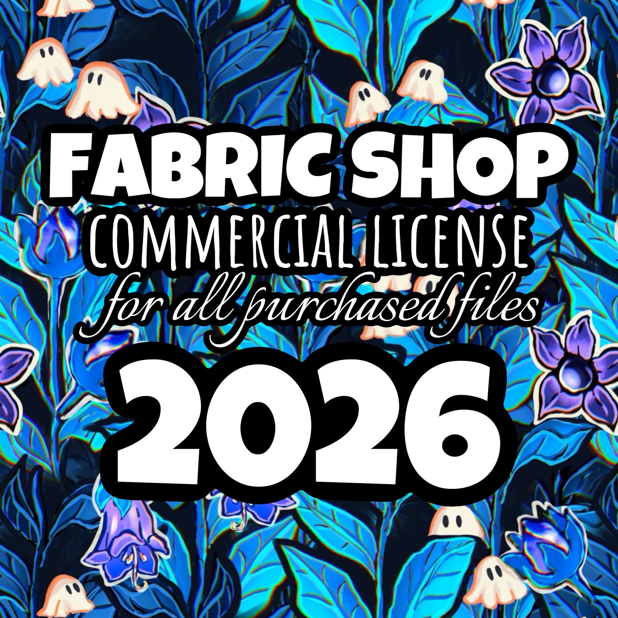 Fabric Shop 2026 Annual Commercial License - for all purchased files
