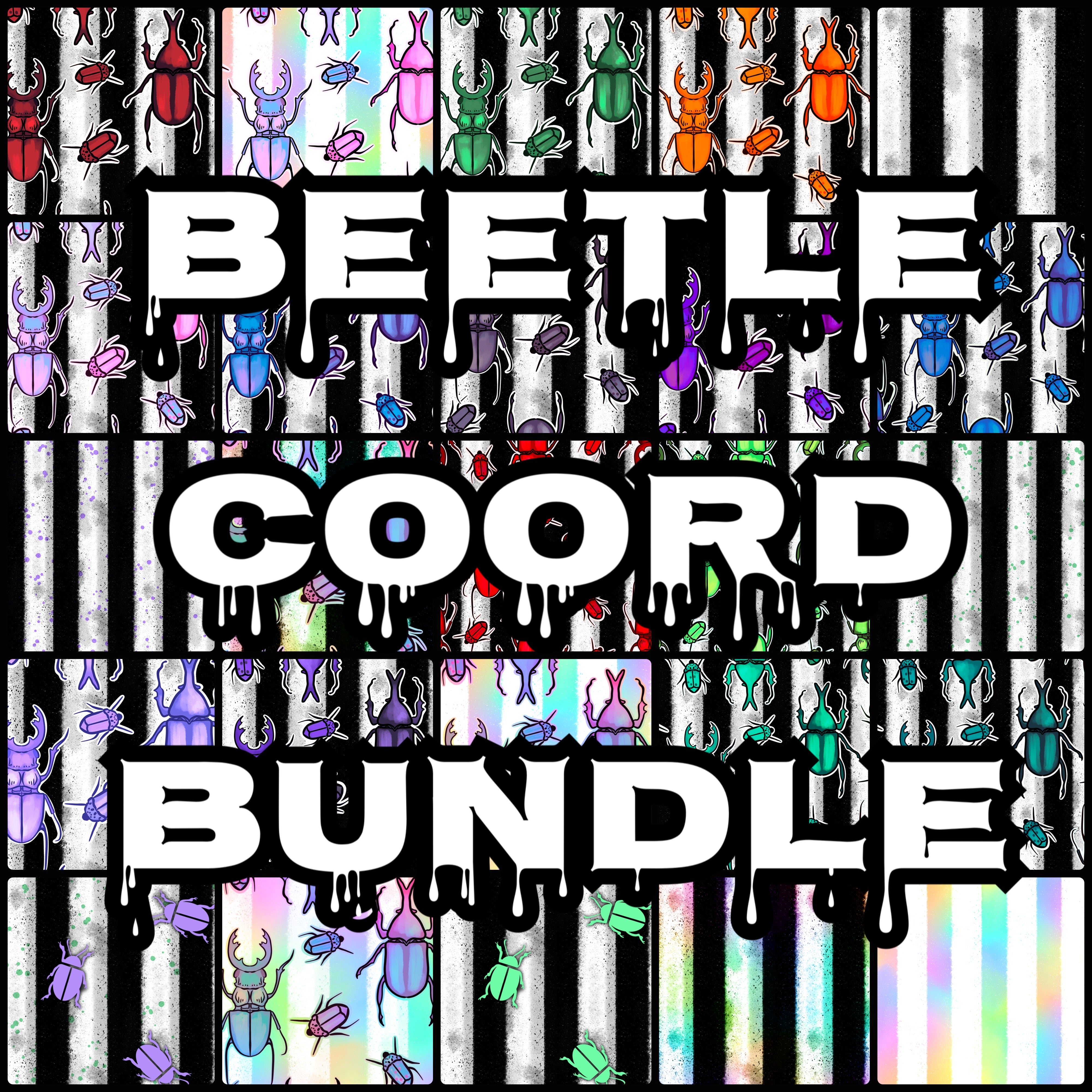 Beetle Coords Bundle - Seamless Files