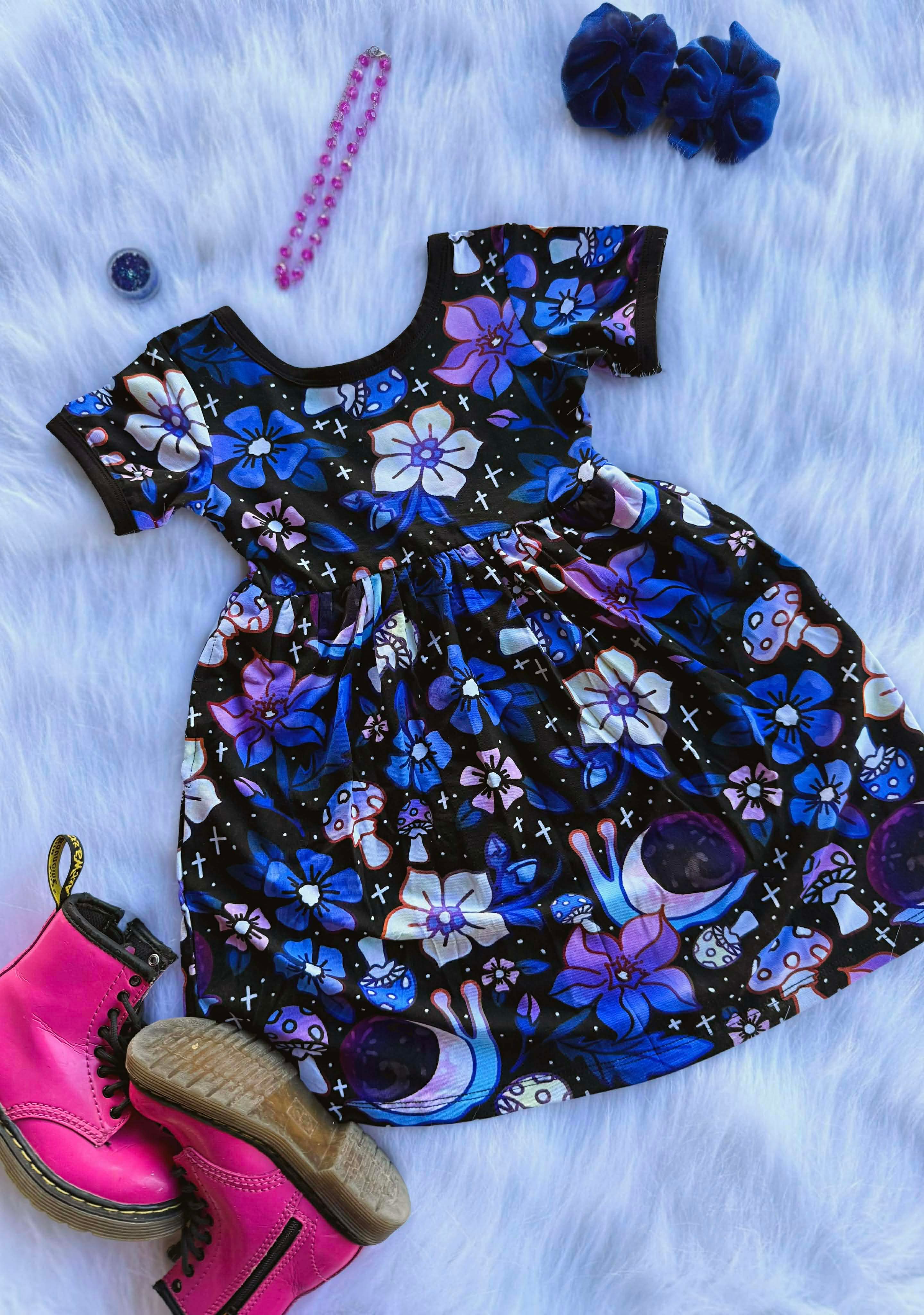 Moonshell Garden twirl dresses