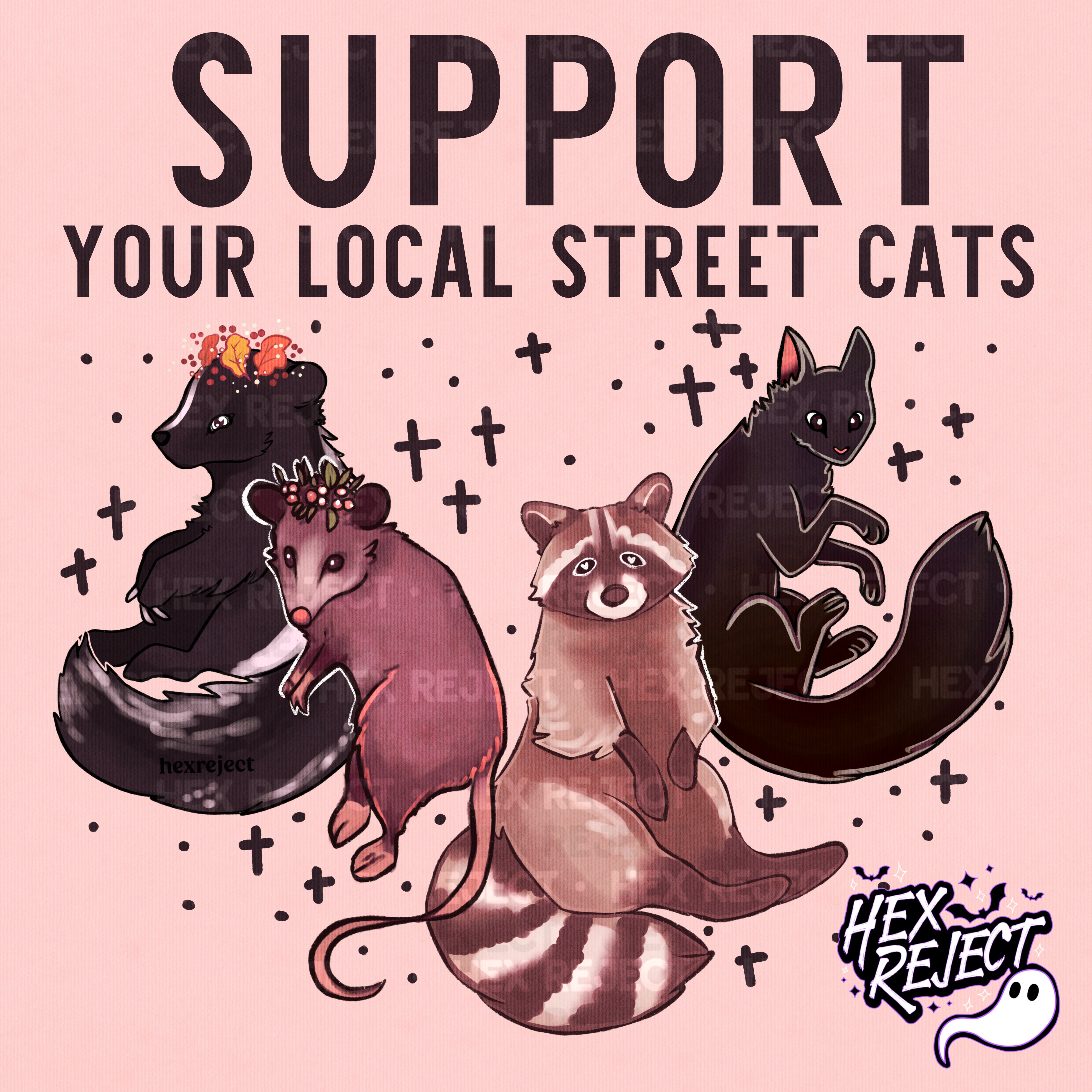 Support your local street cats - Sub (PNG) file