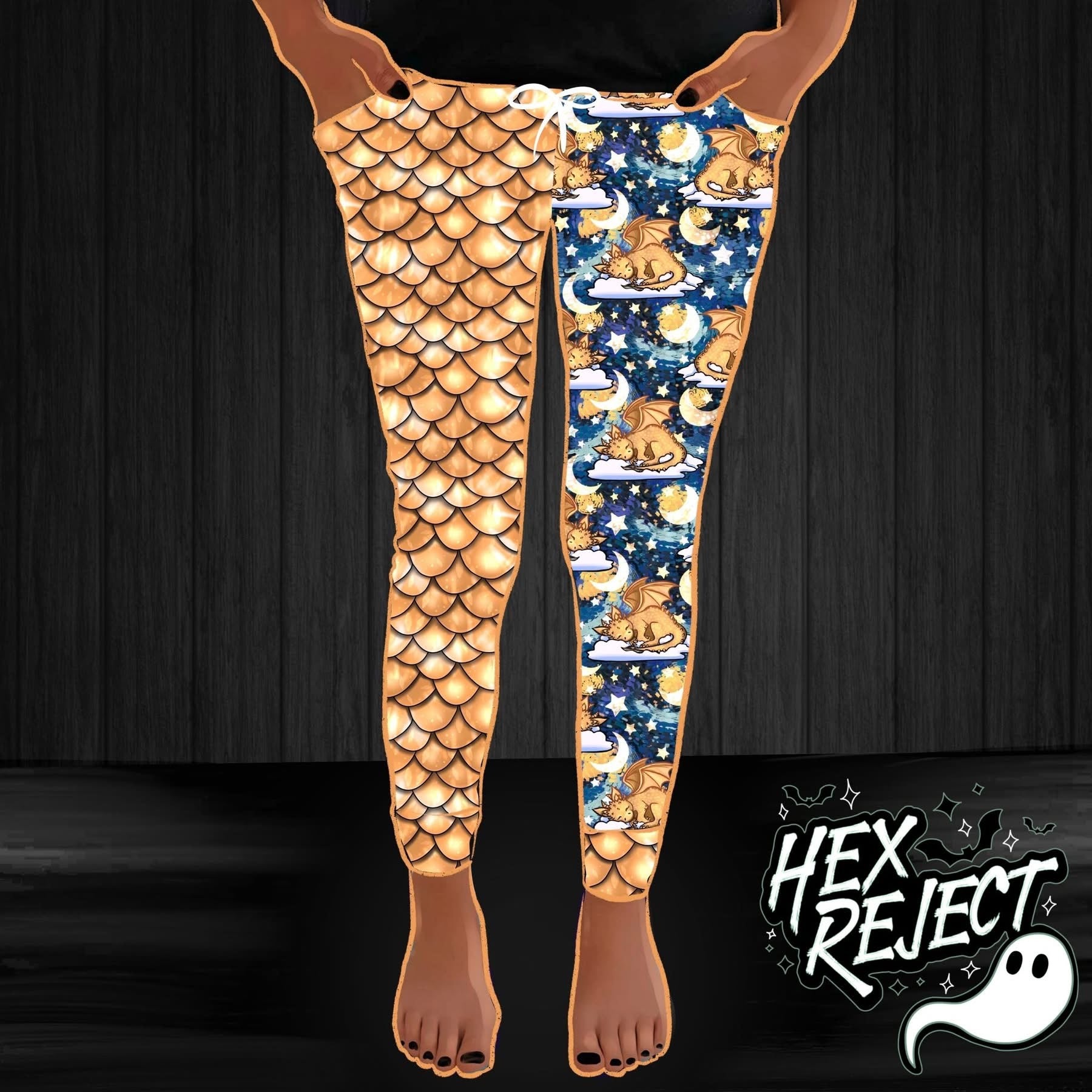 Sleepy Dragon Cuffed Split joggers - PREORDER - ships by mid-May