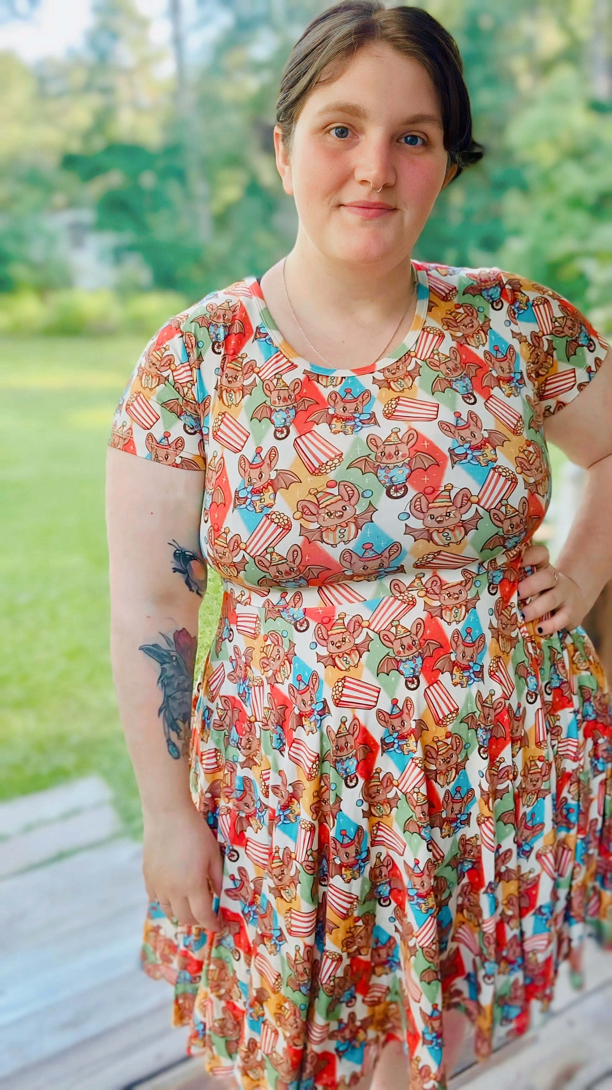 Circus Bat twirl dresses - Kids & Adult